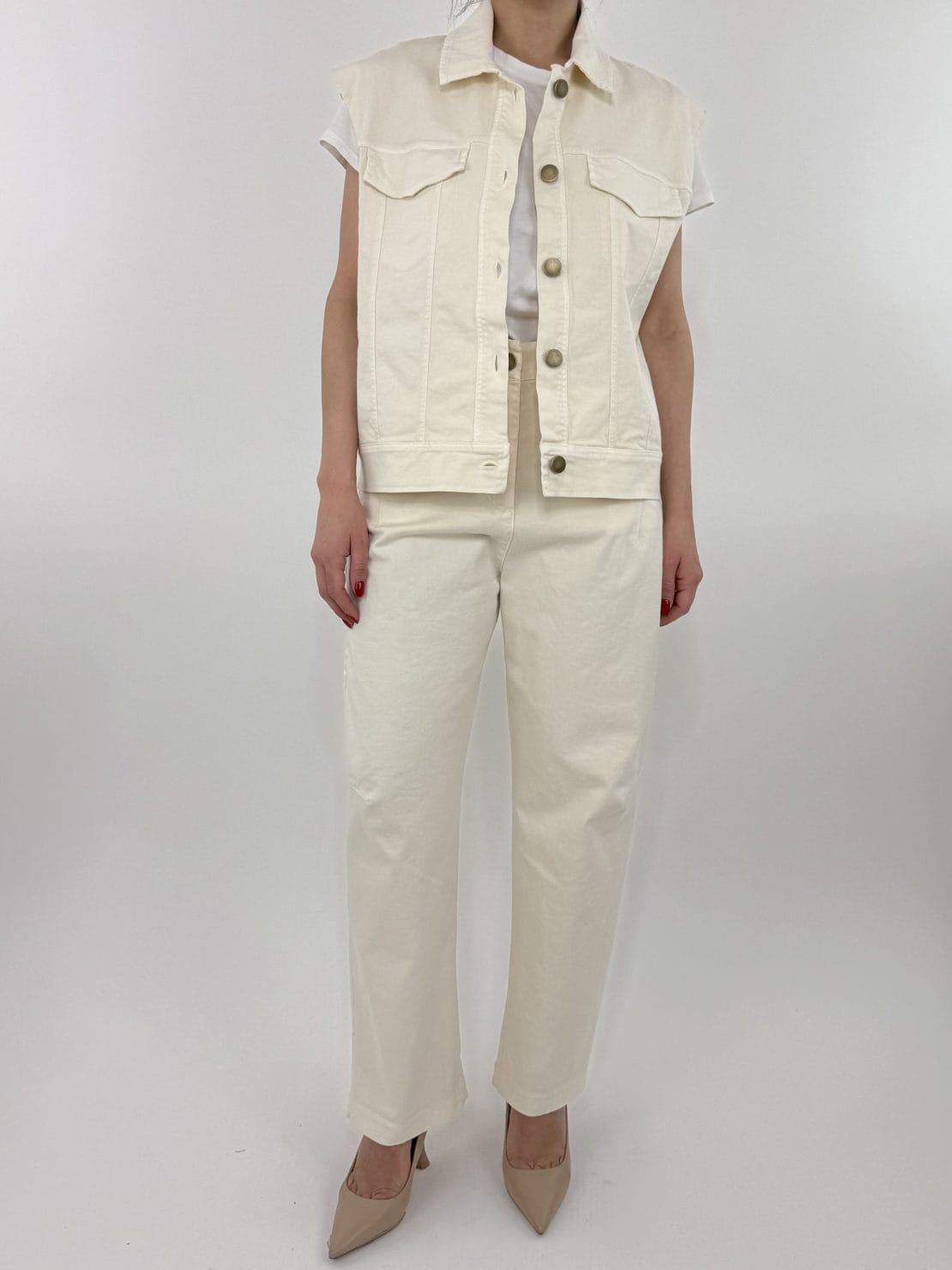 Gilet taschine panna