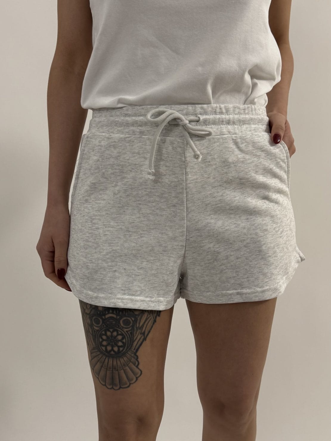 Shorts tuta grigio