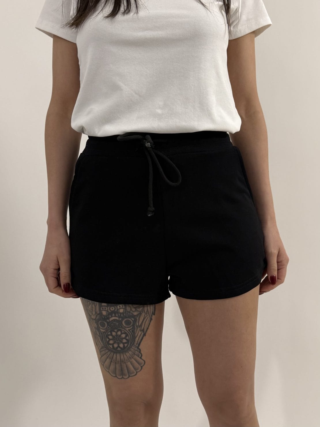 Shorts tuta nero