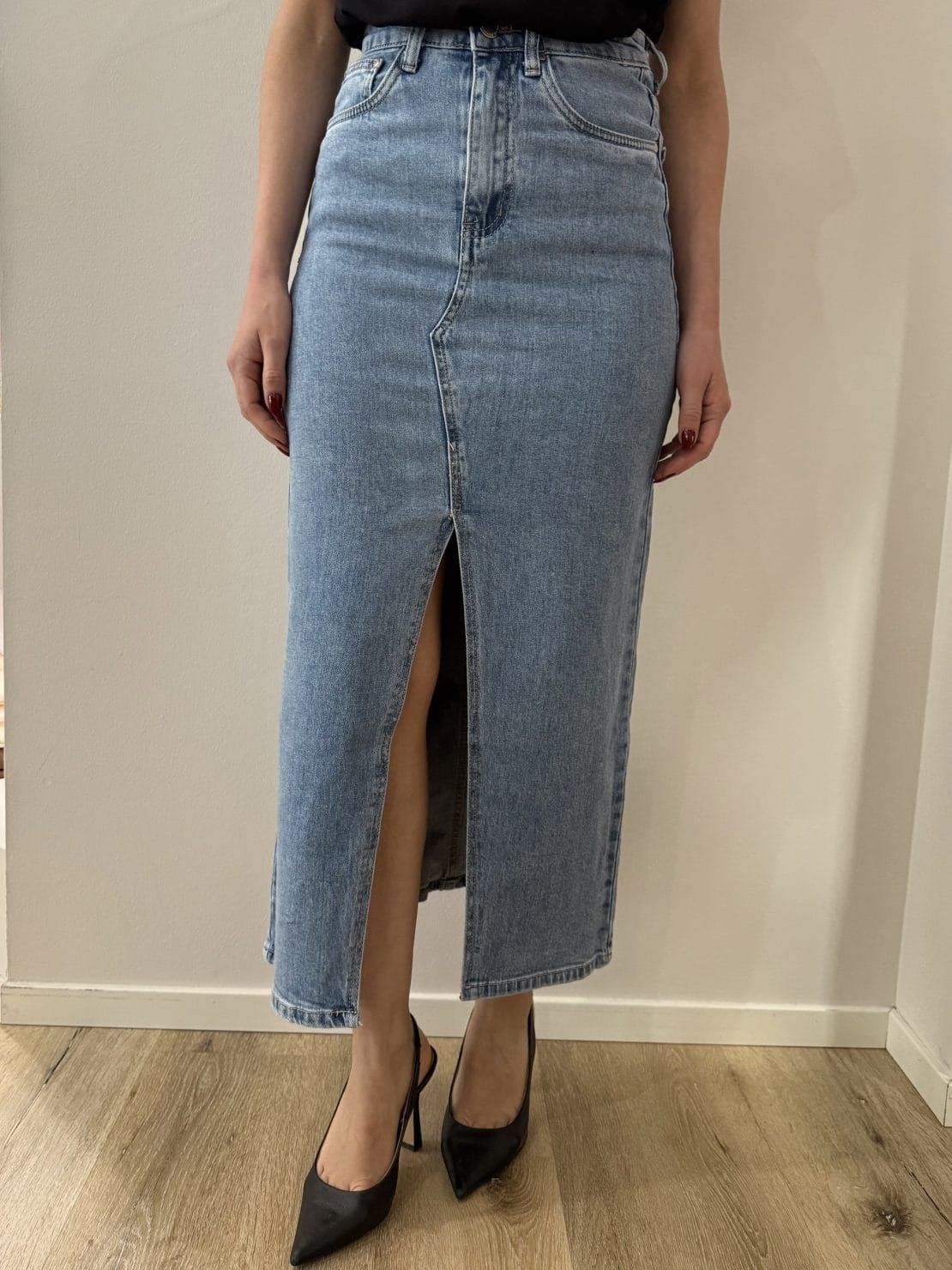 Gonna lunga denim