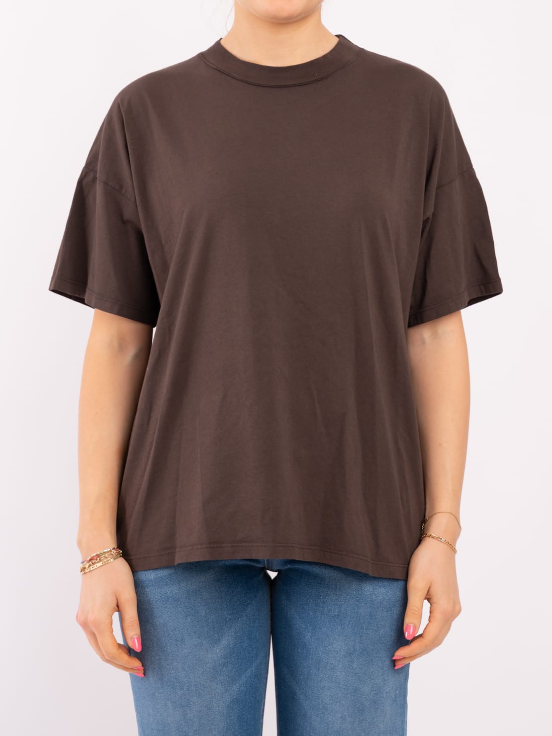 T-shirt basica over moro