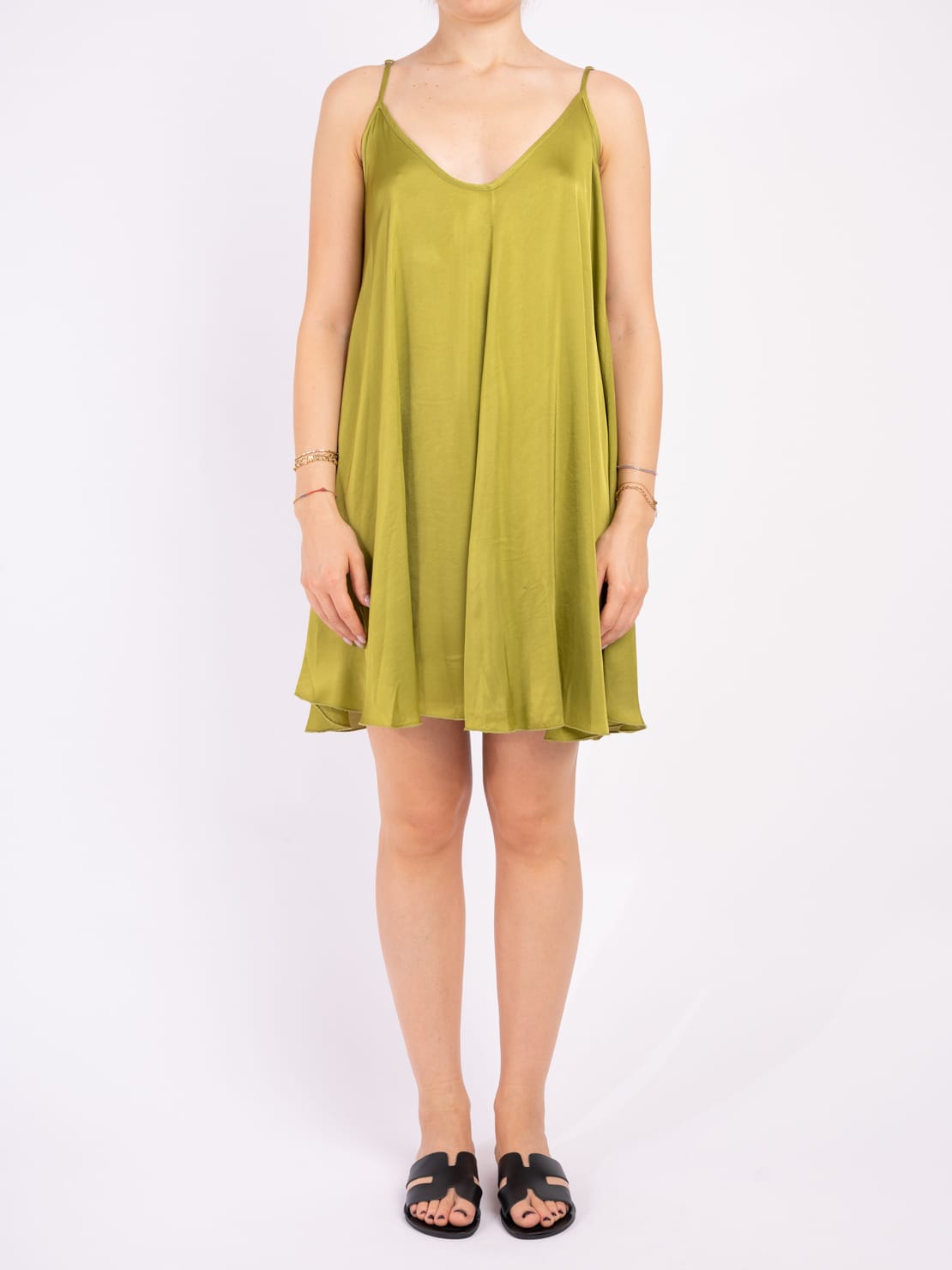 Abito sottoveste pistacchio