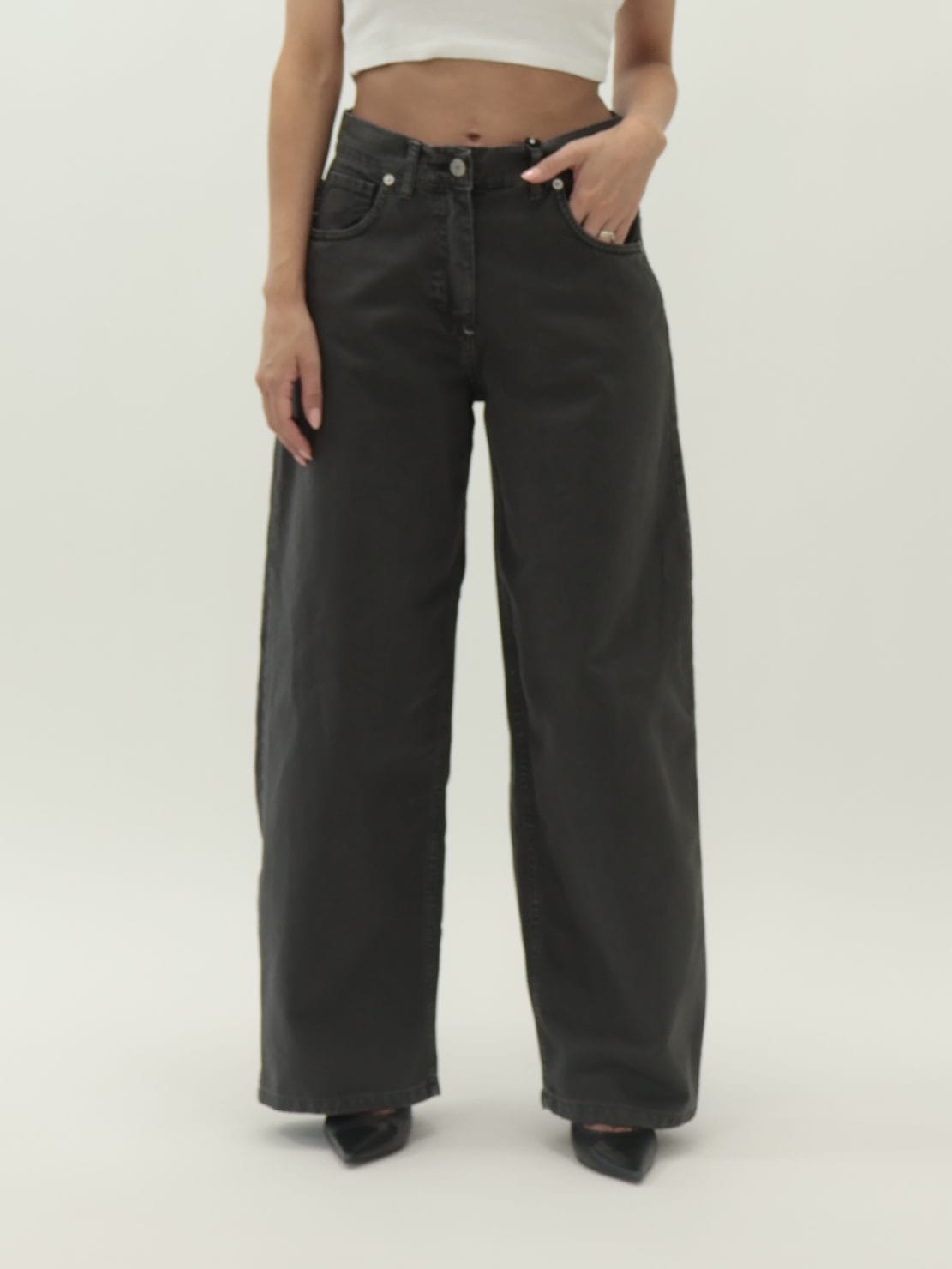 Jeans bella piombo