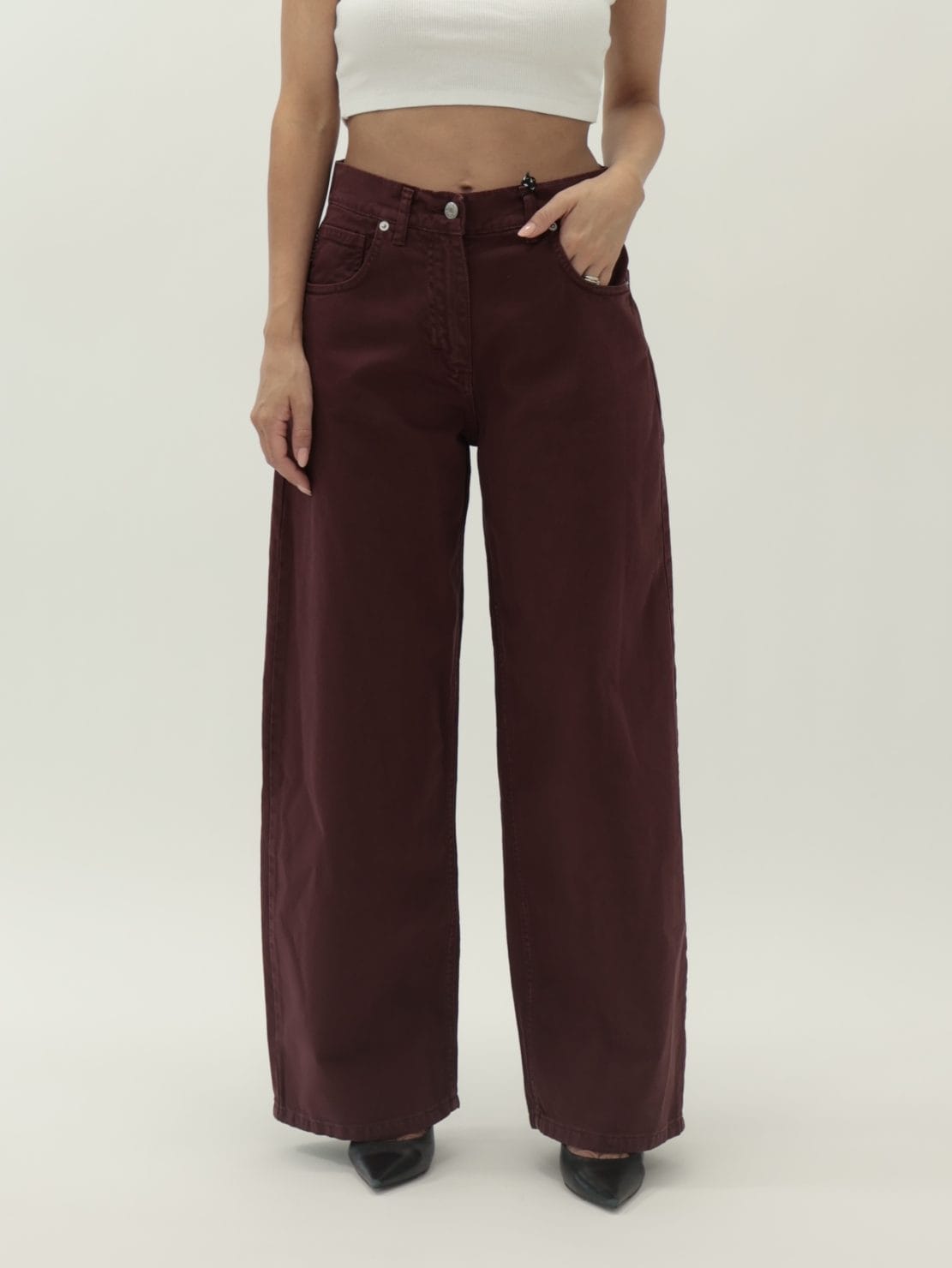 Jeans bella bordeaux
