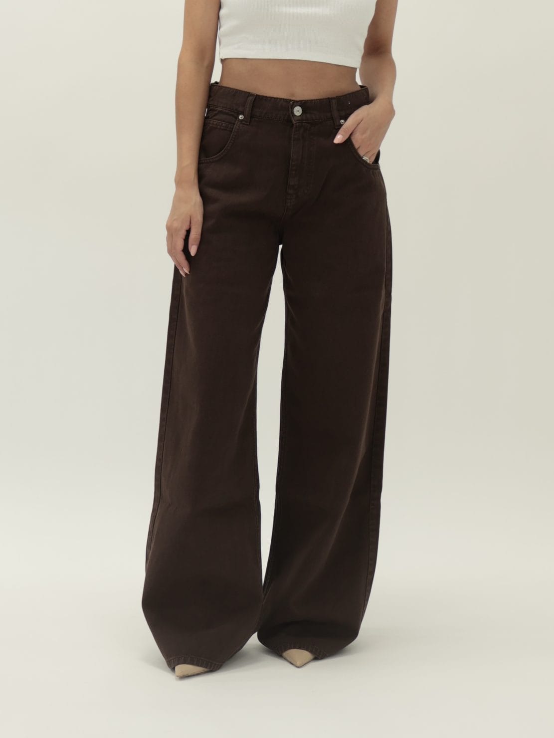 Jeans Mia marrone