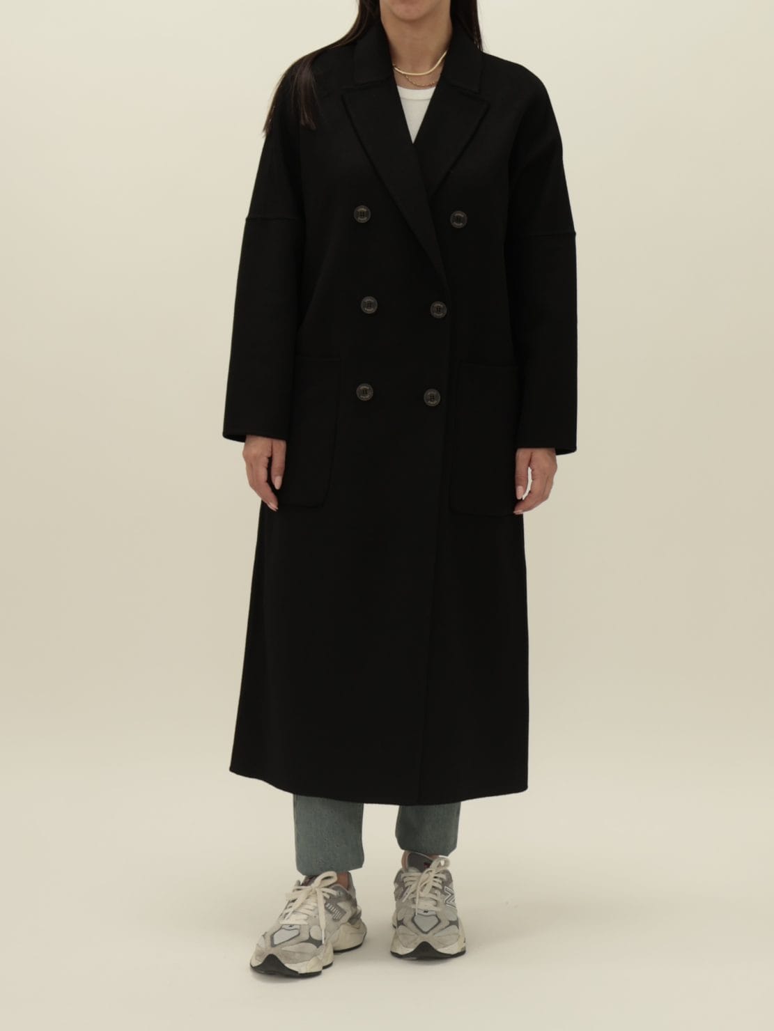 Cappotto hand made basico nero