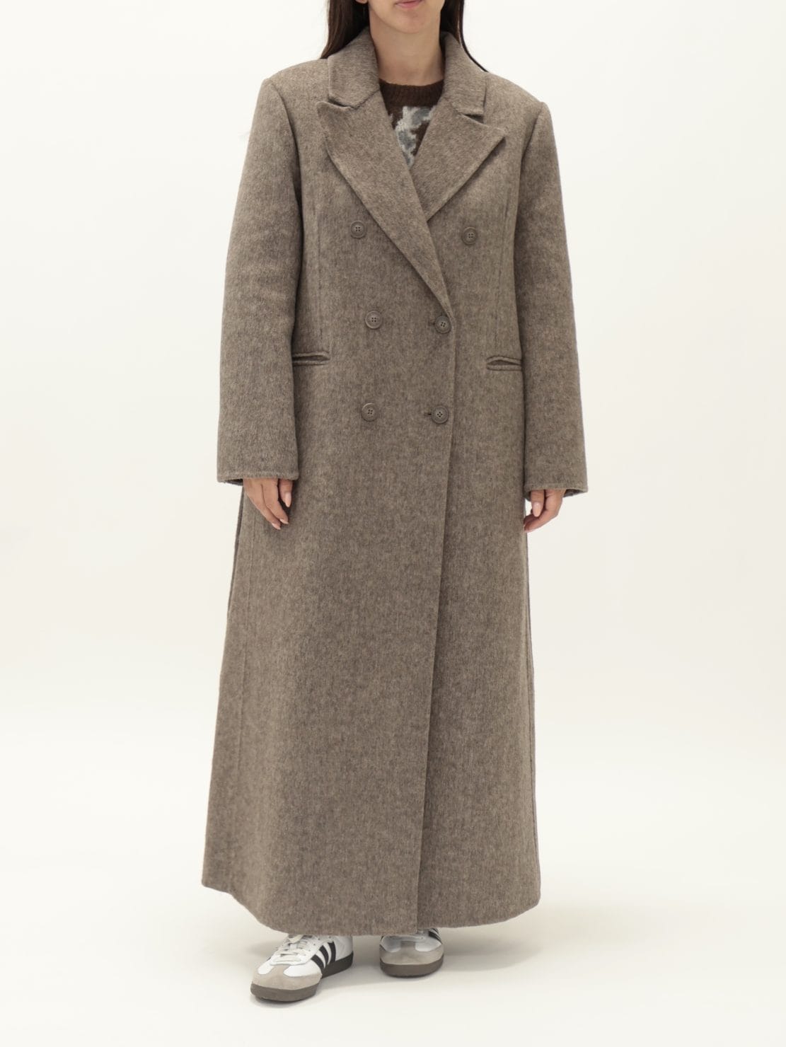 Cappotto hand made over strutturato moro