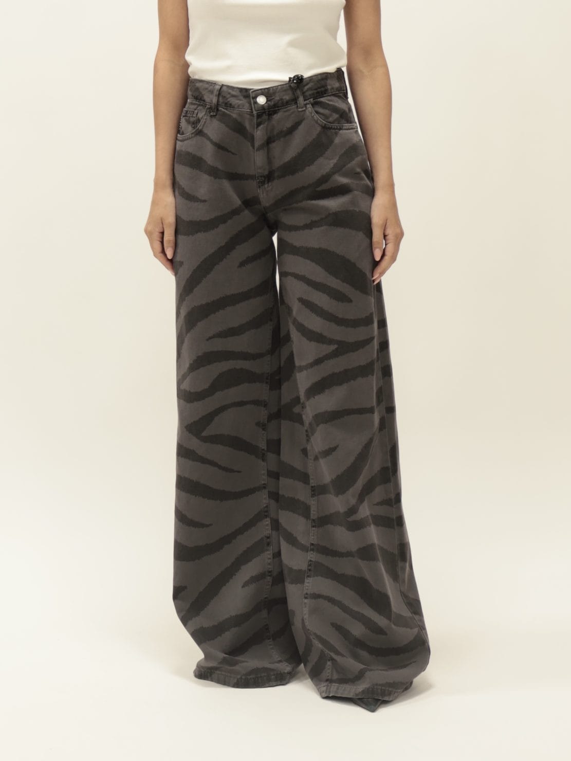 Jeans ketty zebrato