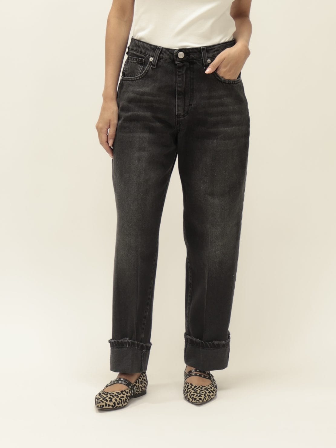 Jeans mandy denim nero