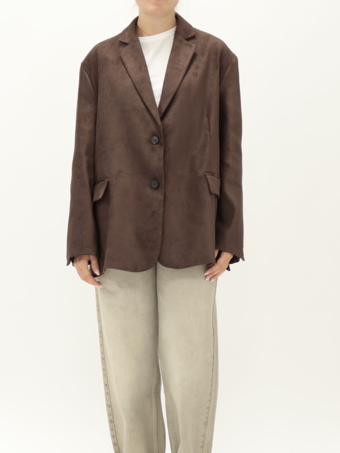 Giacca Suede over Moro