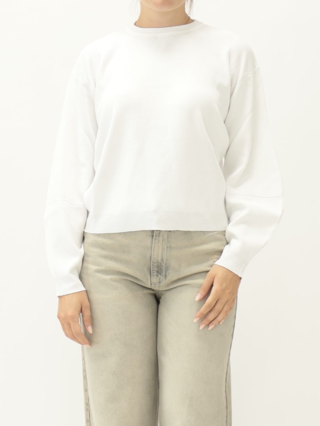 Pullover Leggero Bianco
