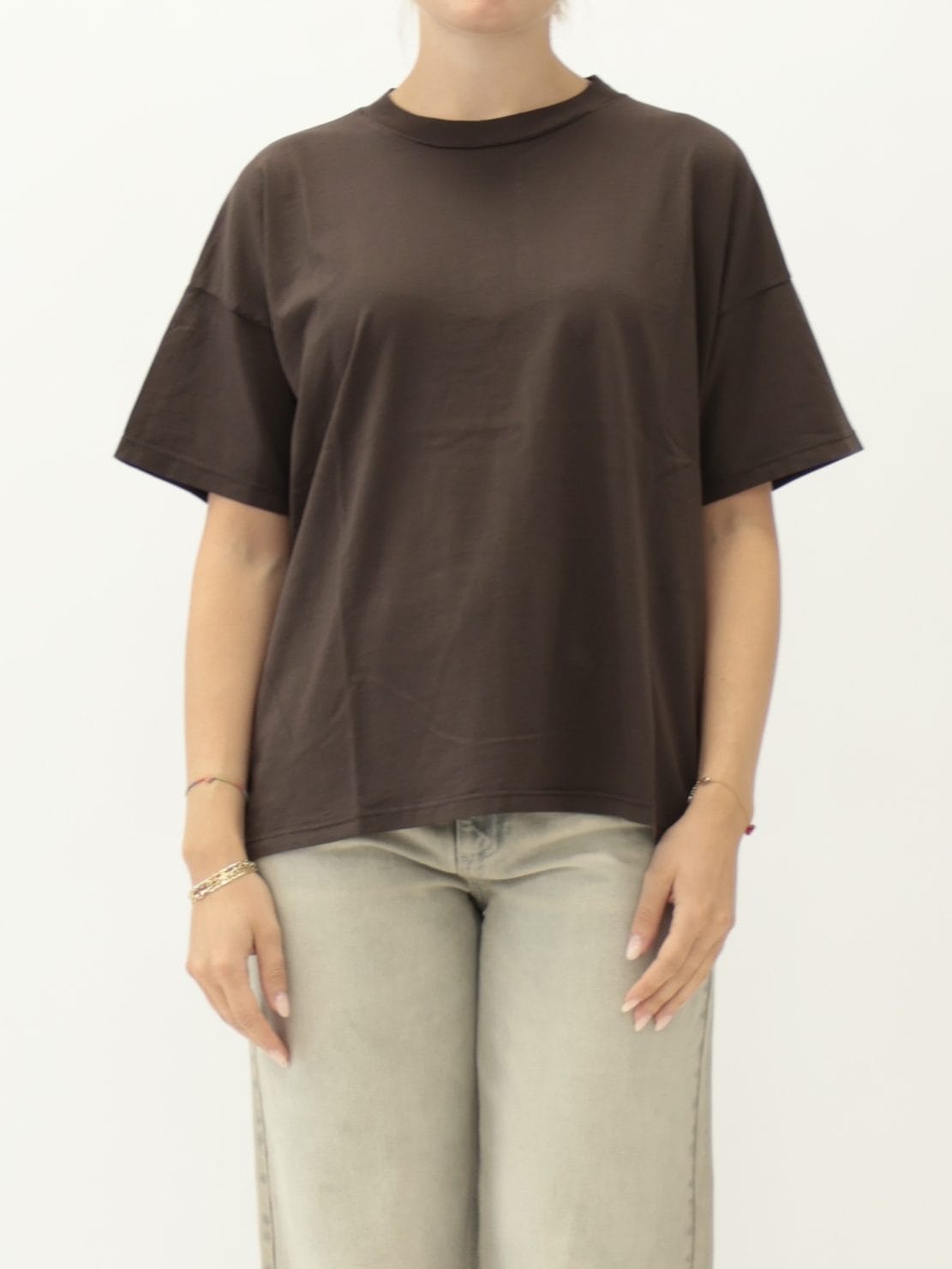 T-shirt basica over moro