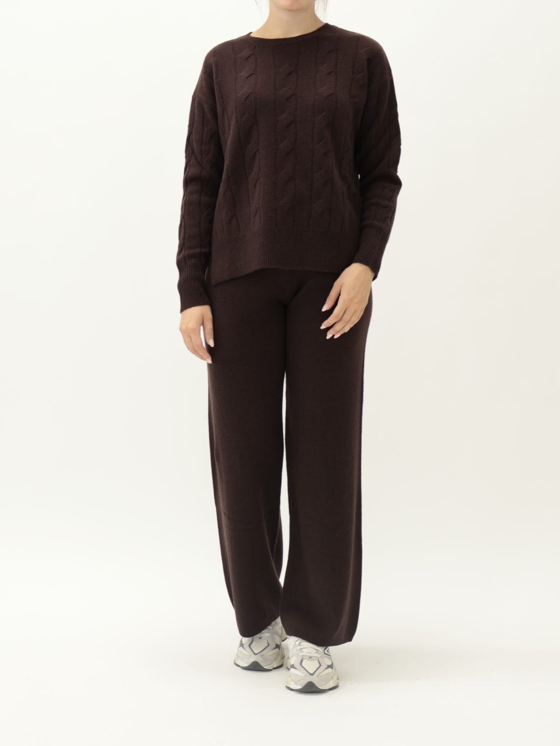 Pullover Treccia Moro 100% Lana