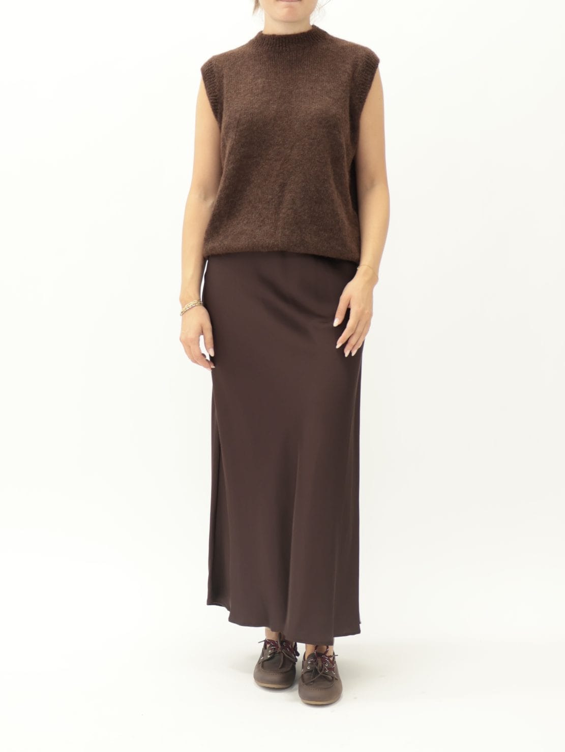 Gilet Smanicato Lana Moro