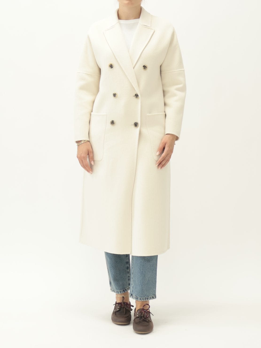 Cappotto Handmade basico  Panna
