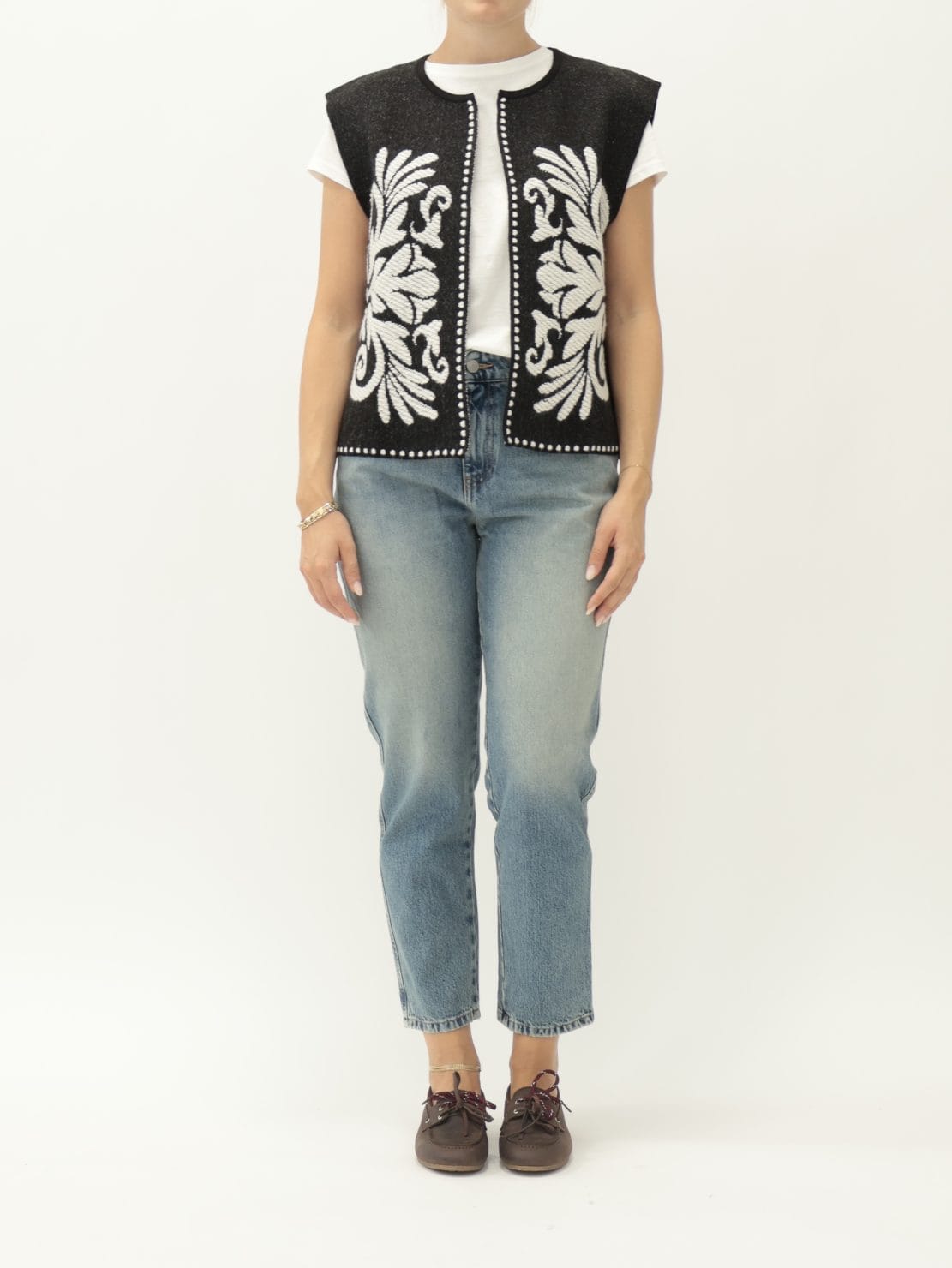 Gilet Etnico Nero