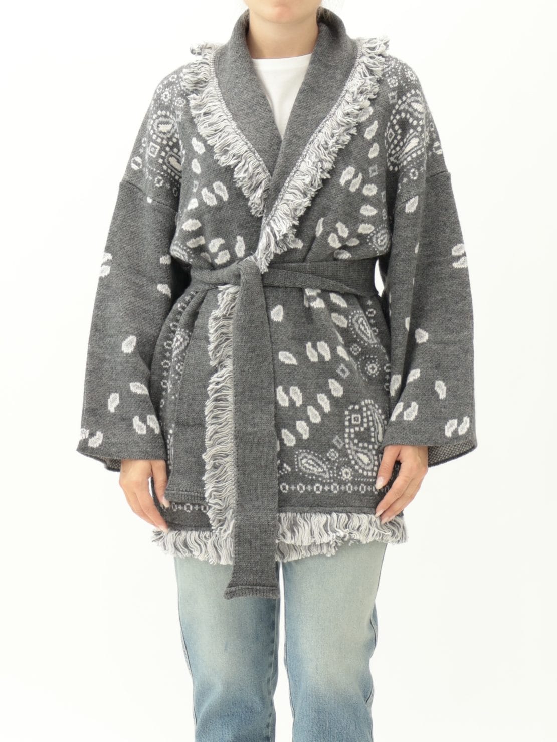 Cardigan Bandana Grigio