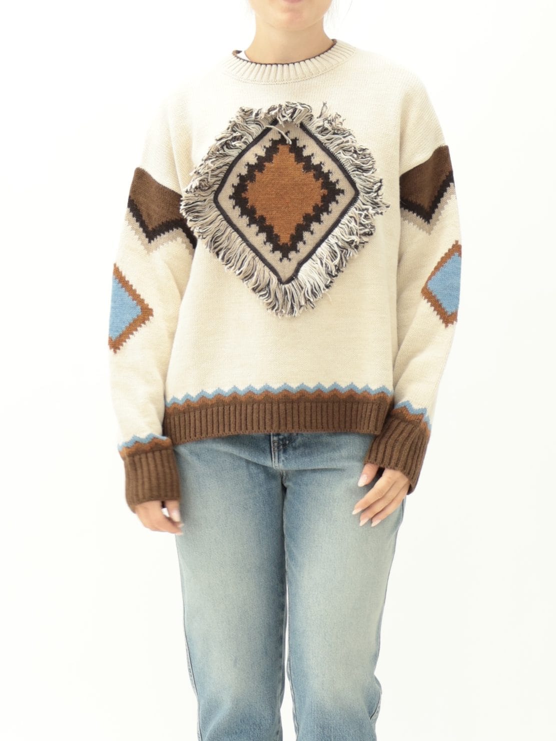 Pullover Panna Rombo