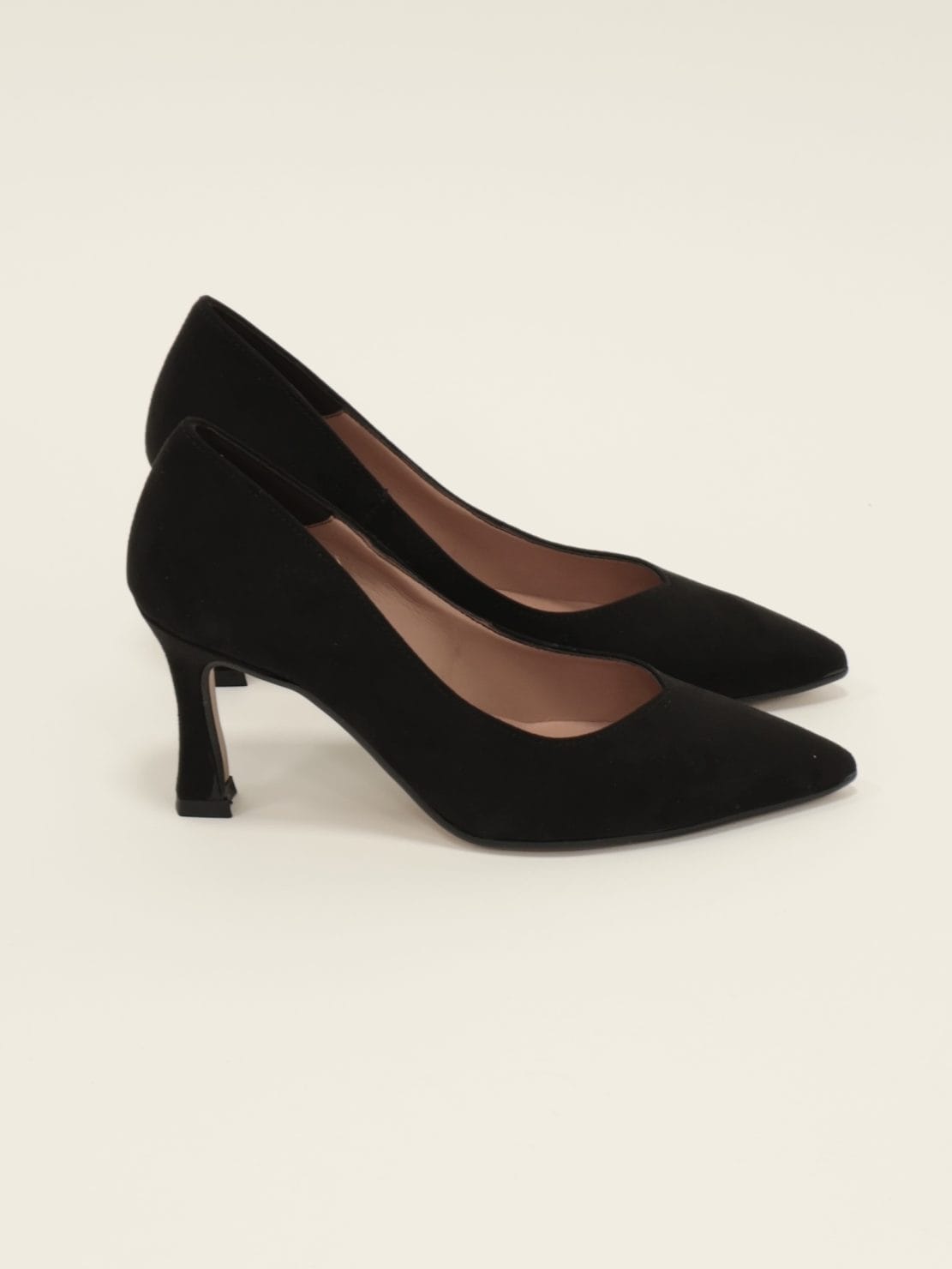 Tacco suede nero