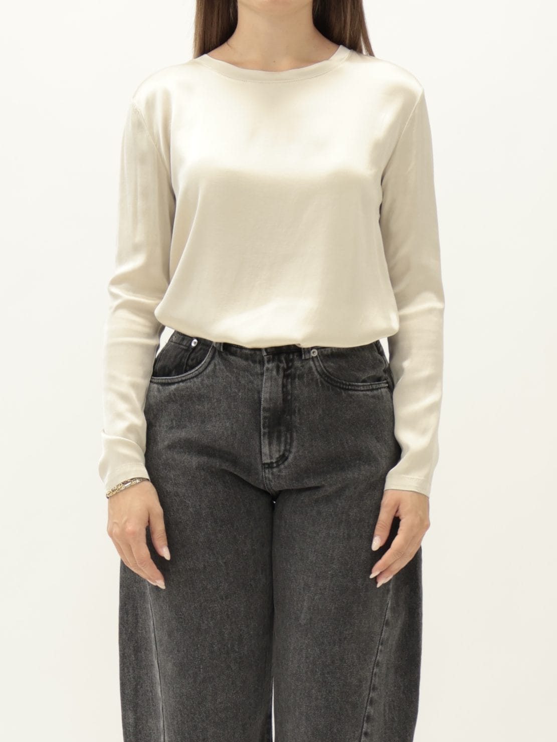 Blusa viscosa burro