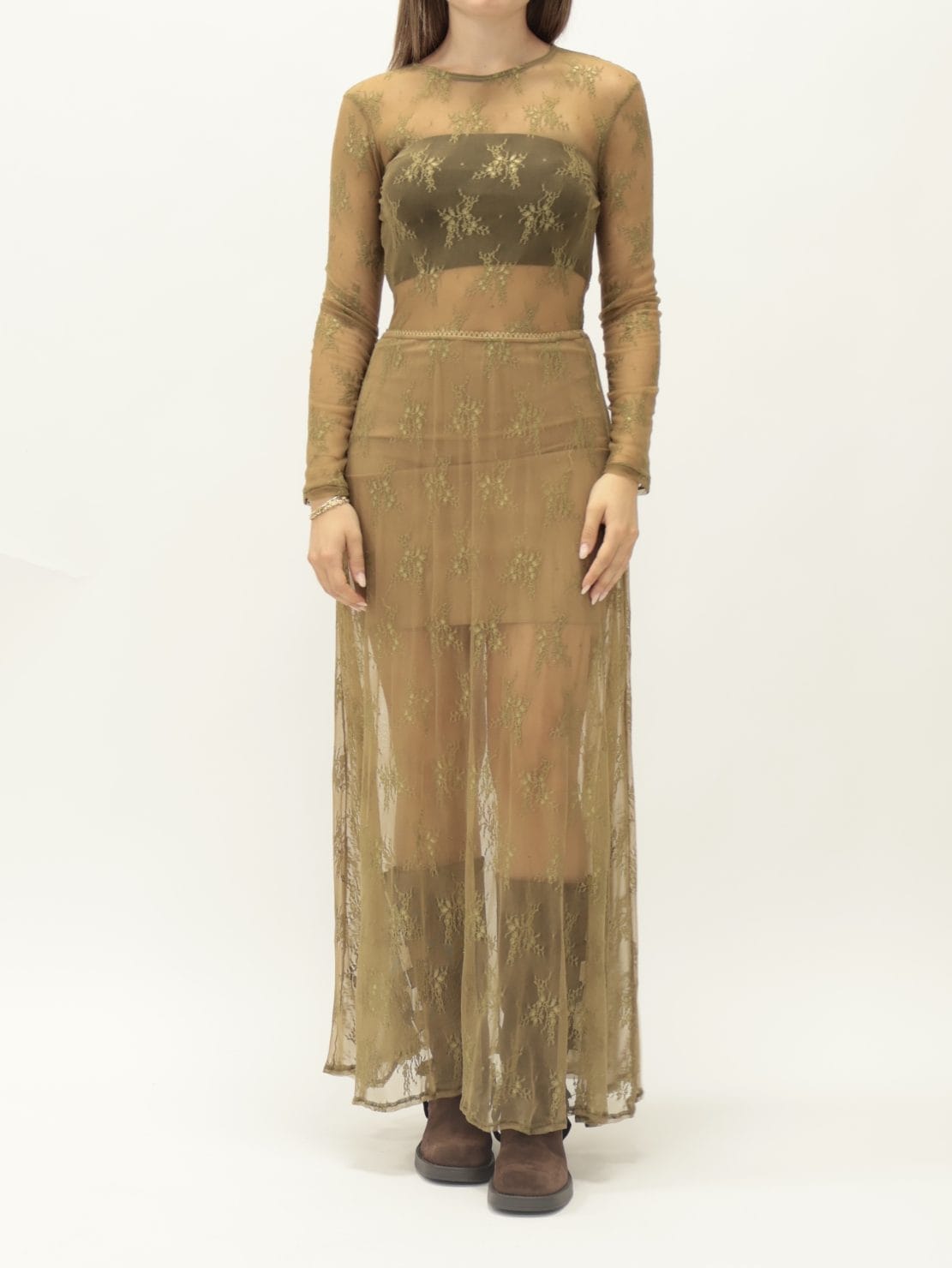 Maglia pizzo olio