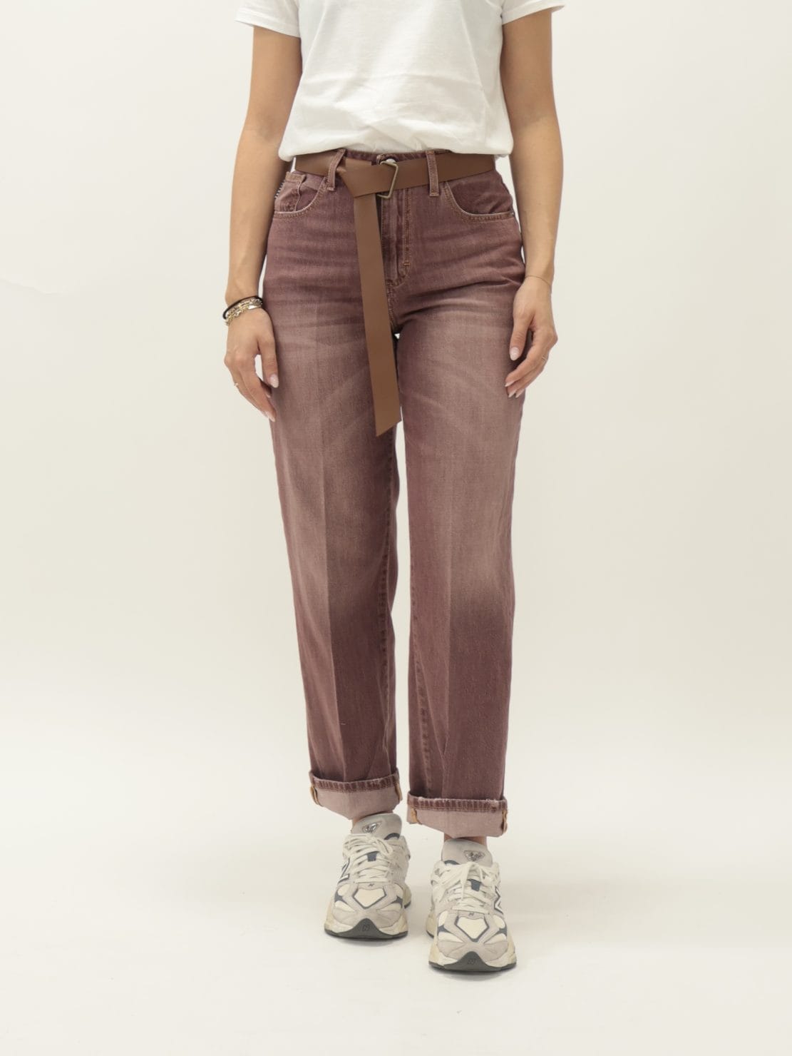 Jeans Mandy bordeaux
