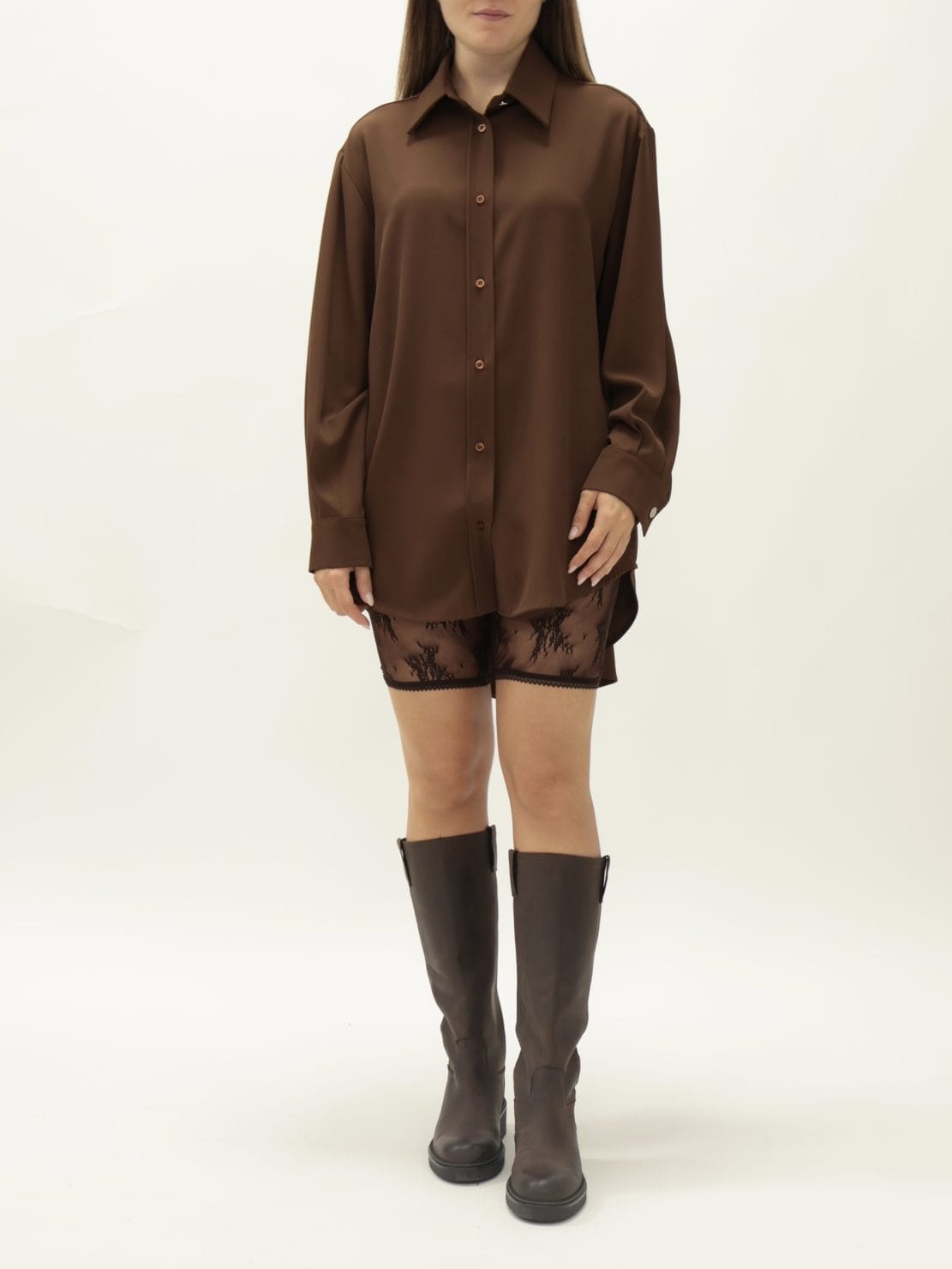 Completo camicia + ciclista pizzo moro