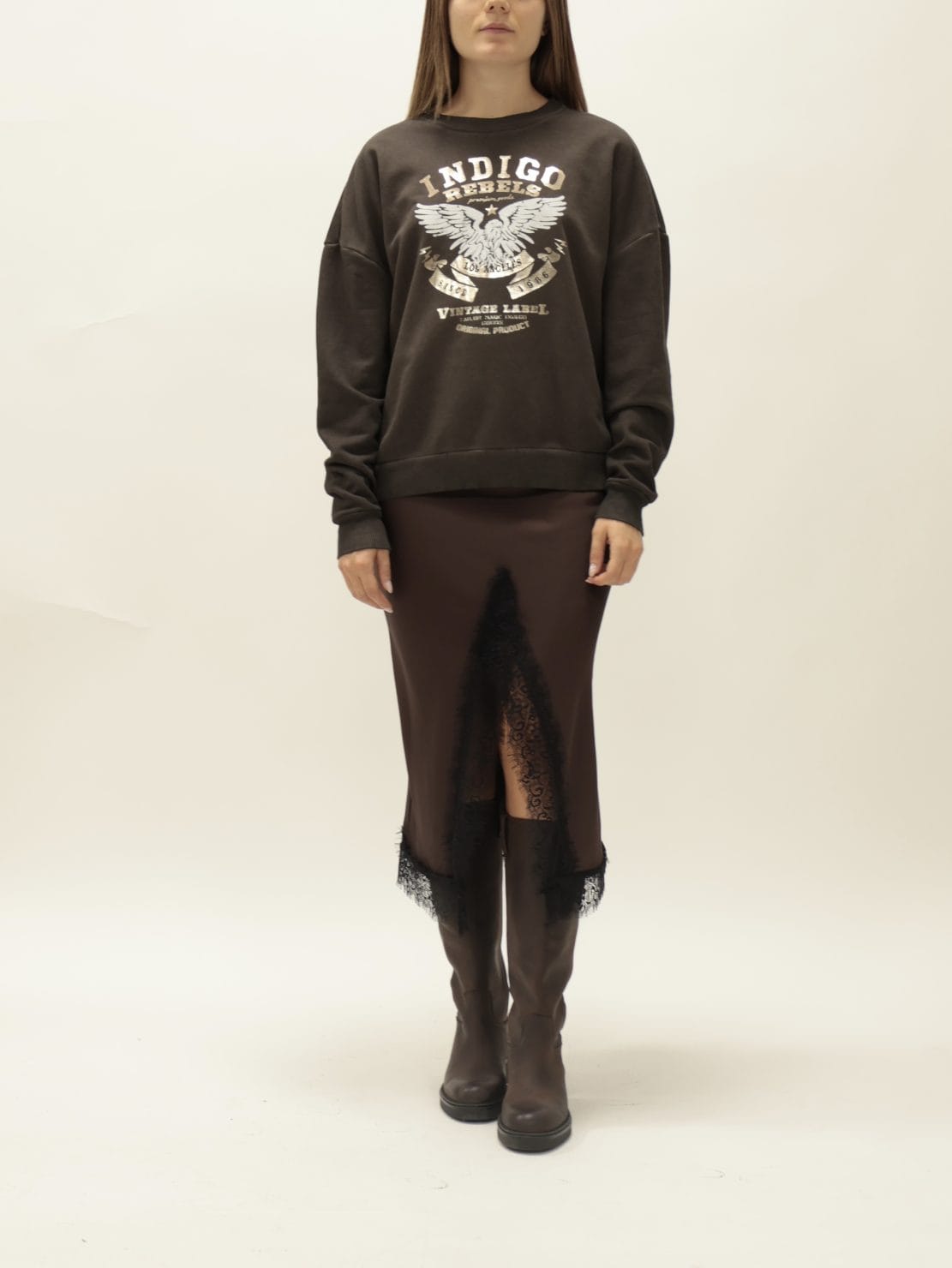 Felpa "INDIGO REBELS" moro