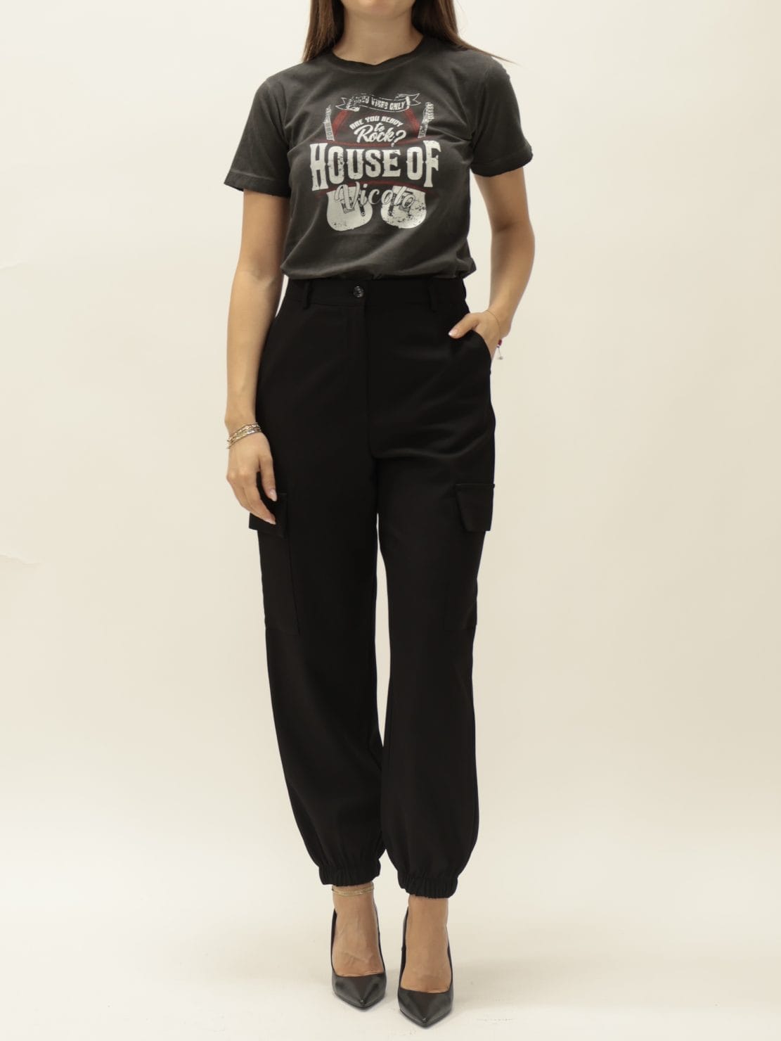 T-shirt "HOUSE OF" antracite