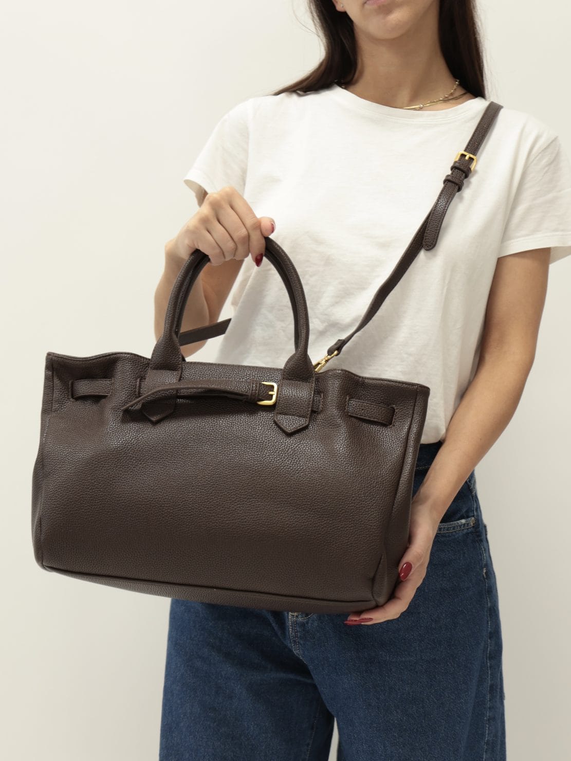 Borsa SMALL JORNEY fondente