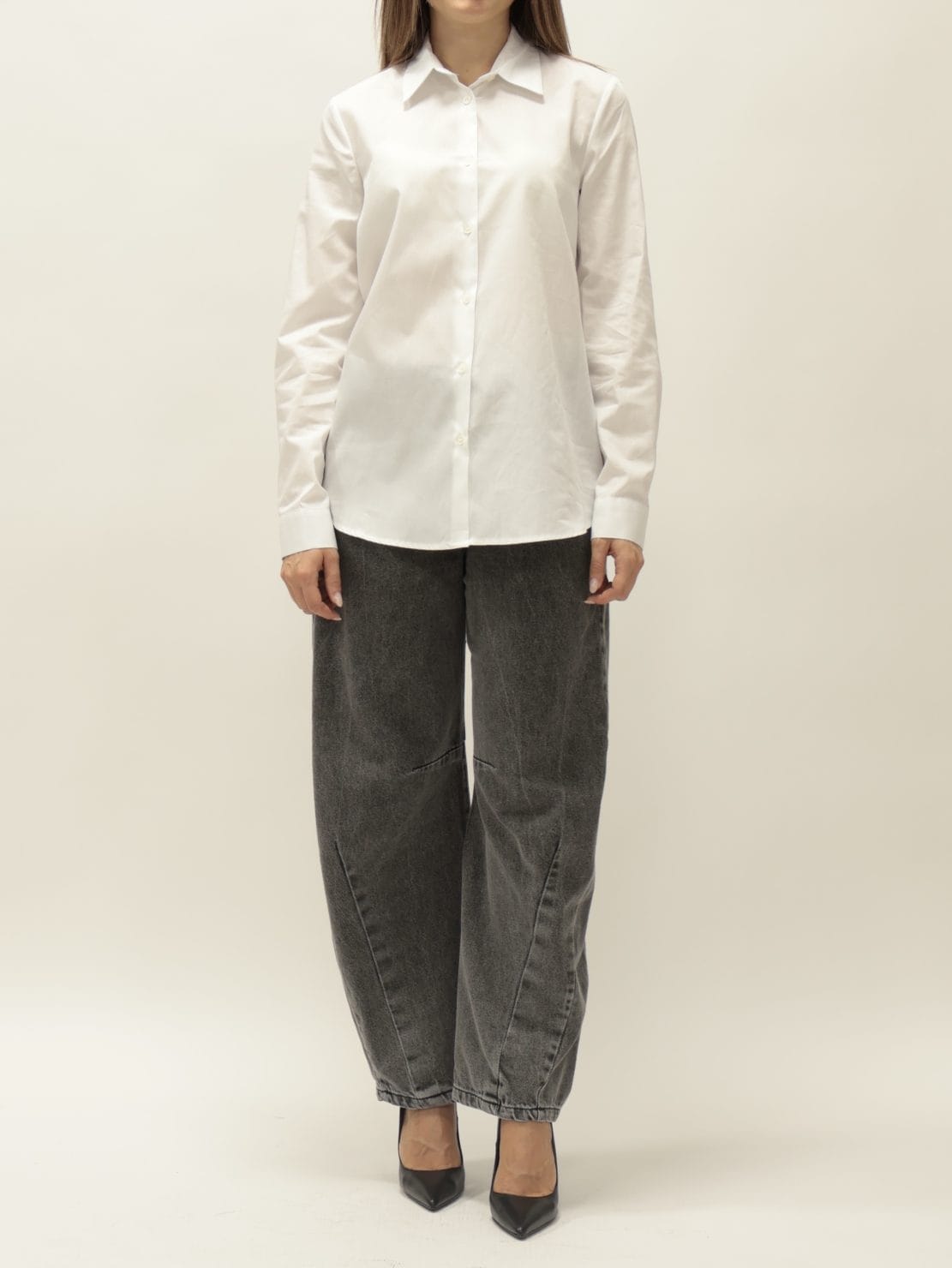 Camicia basica bianca