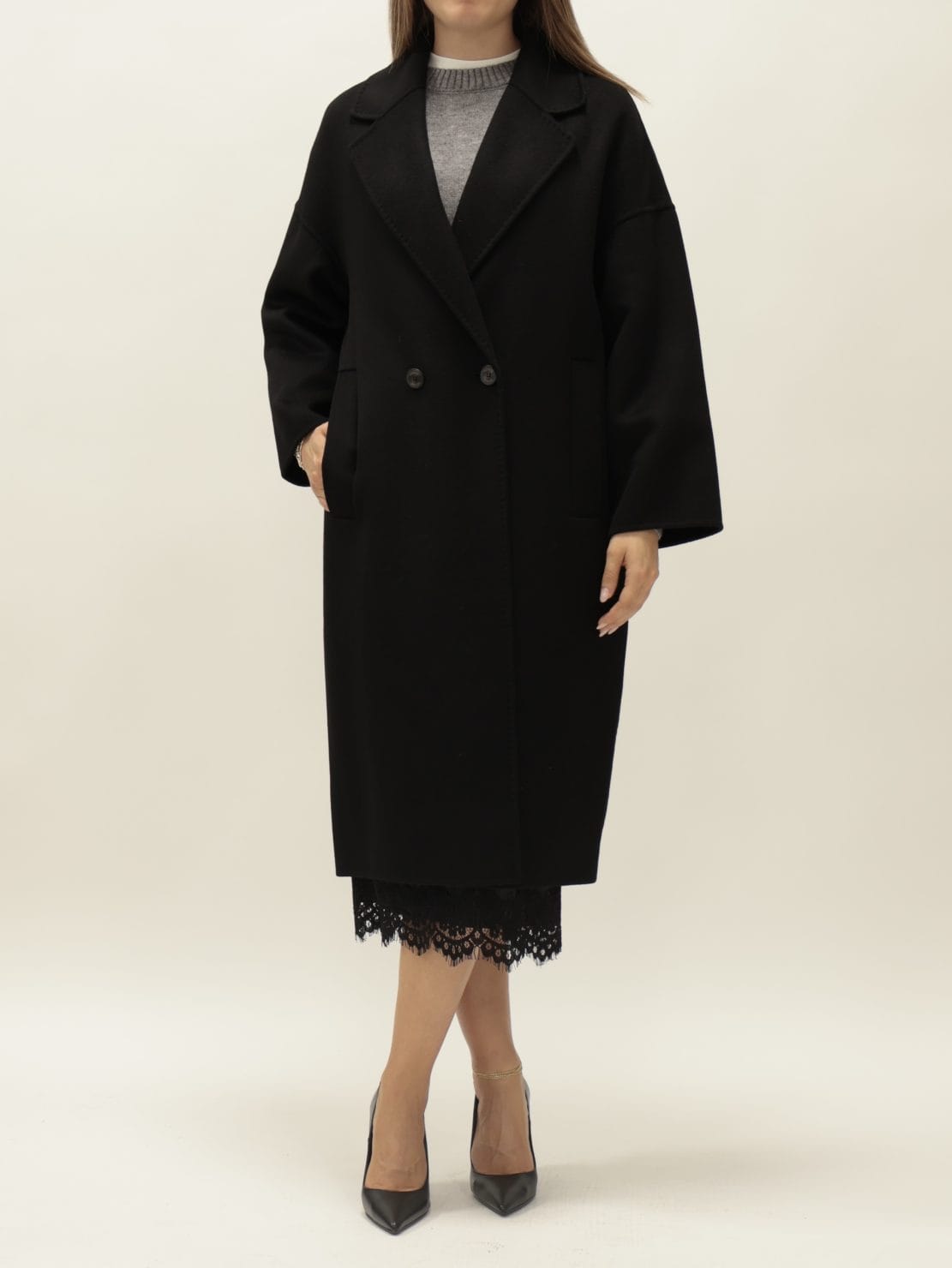 Cappotto handmade nero