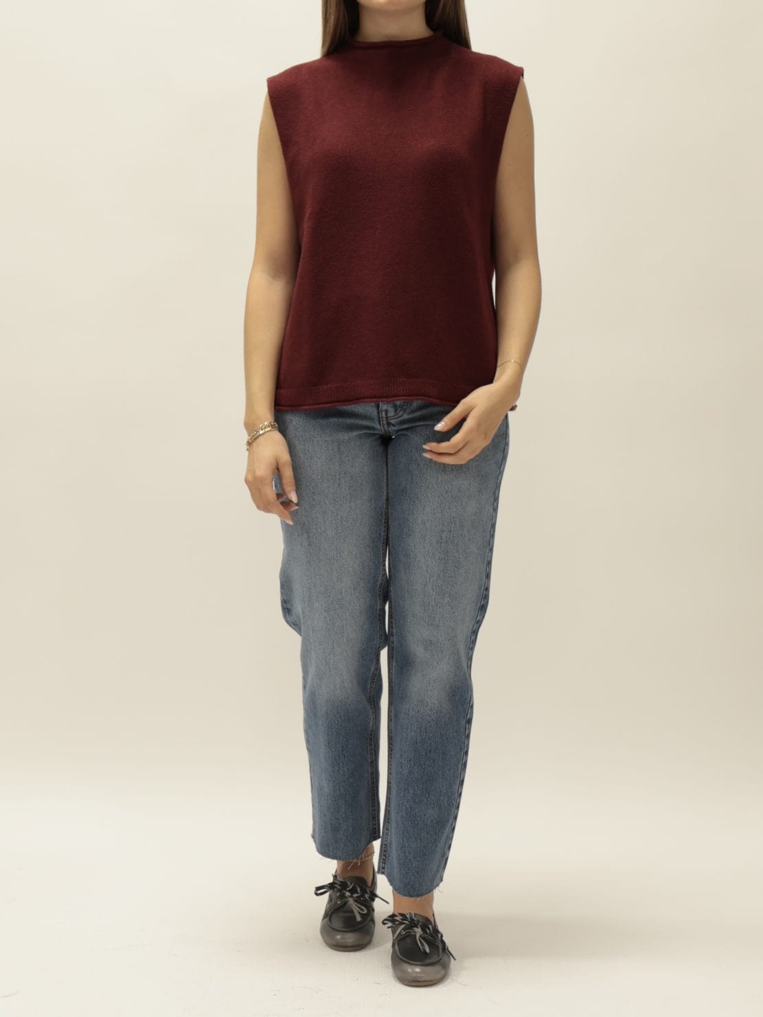 Gilet bordeaux