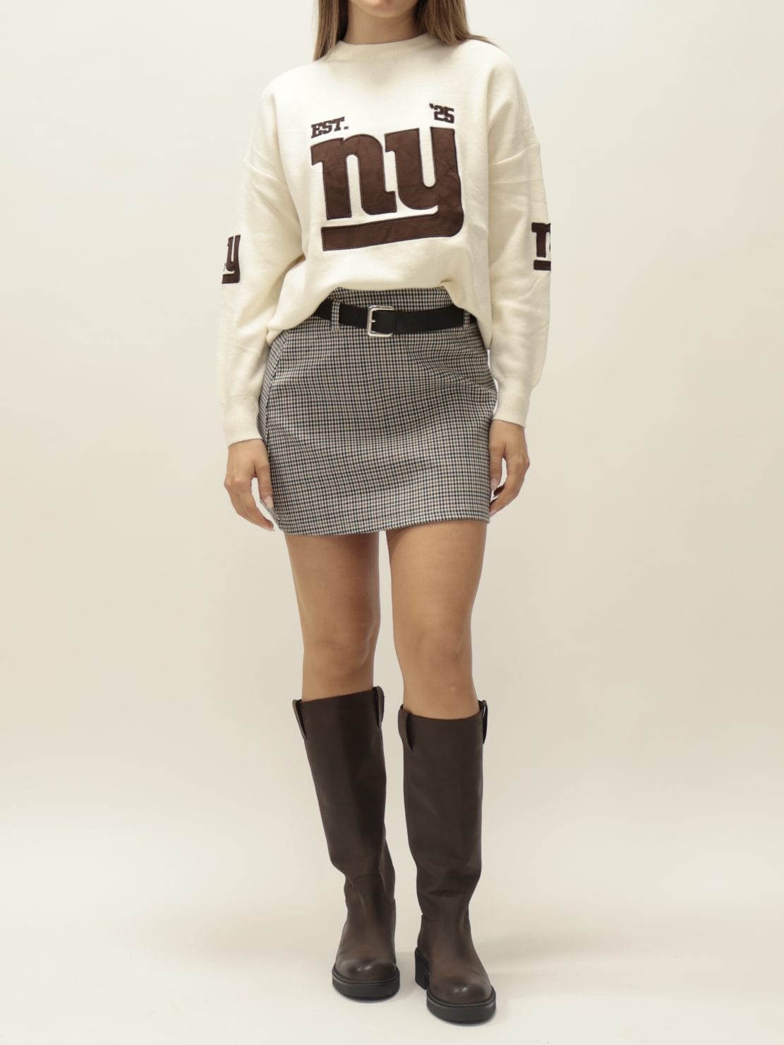 Maglia "NY" burro