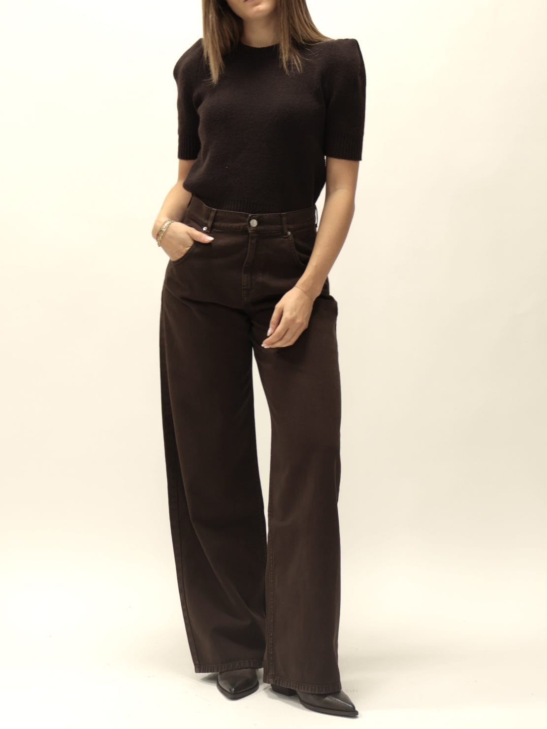 Jeans Mia marrone