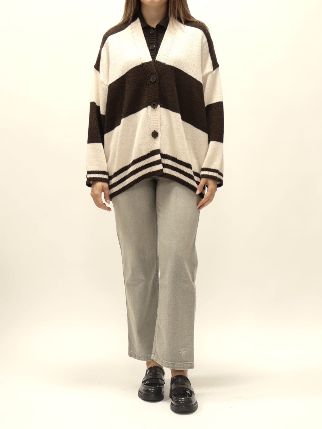 Cardigan orso moro