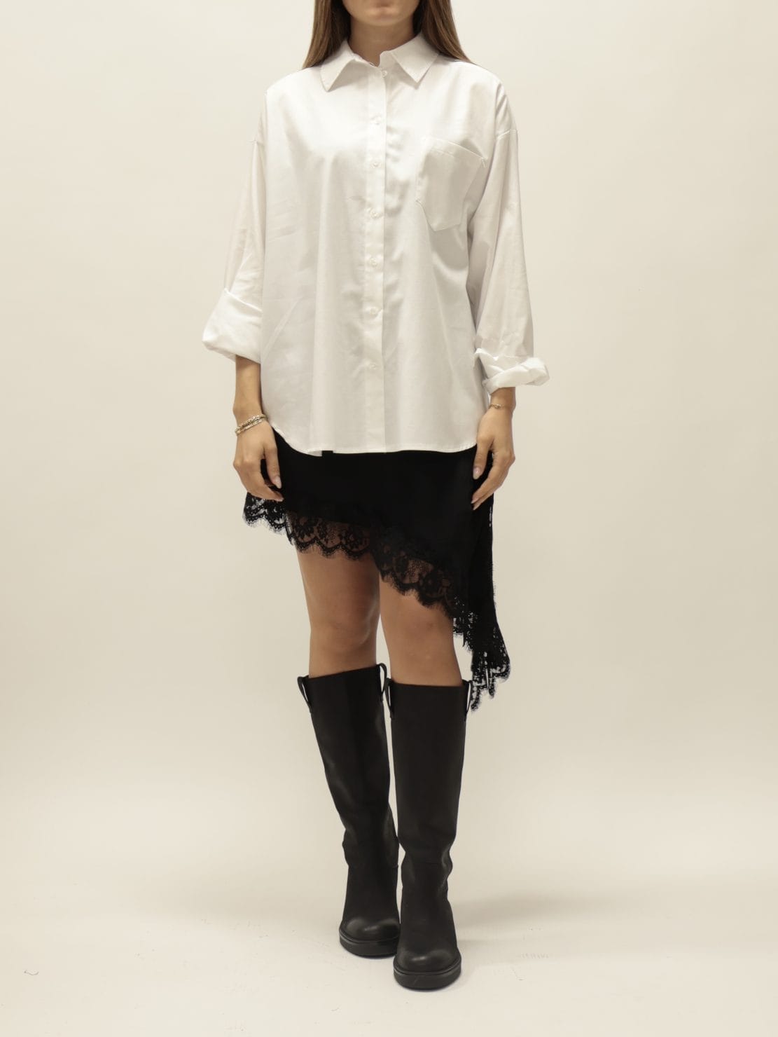 Camicia over bianca