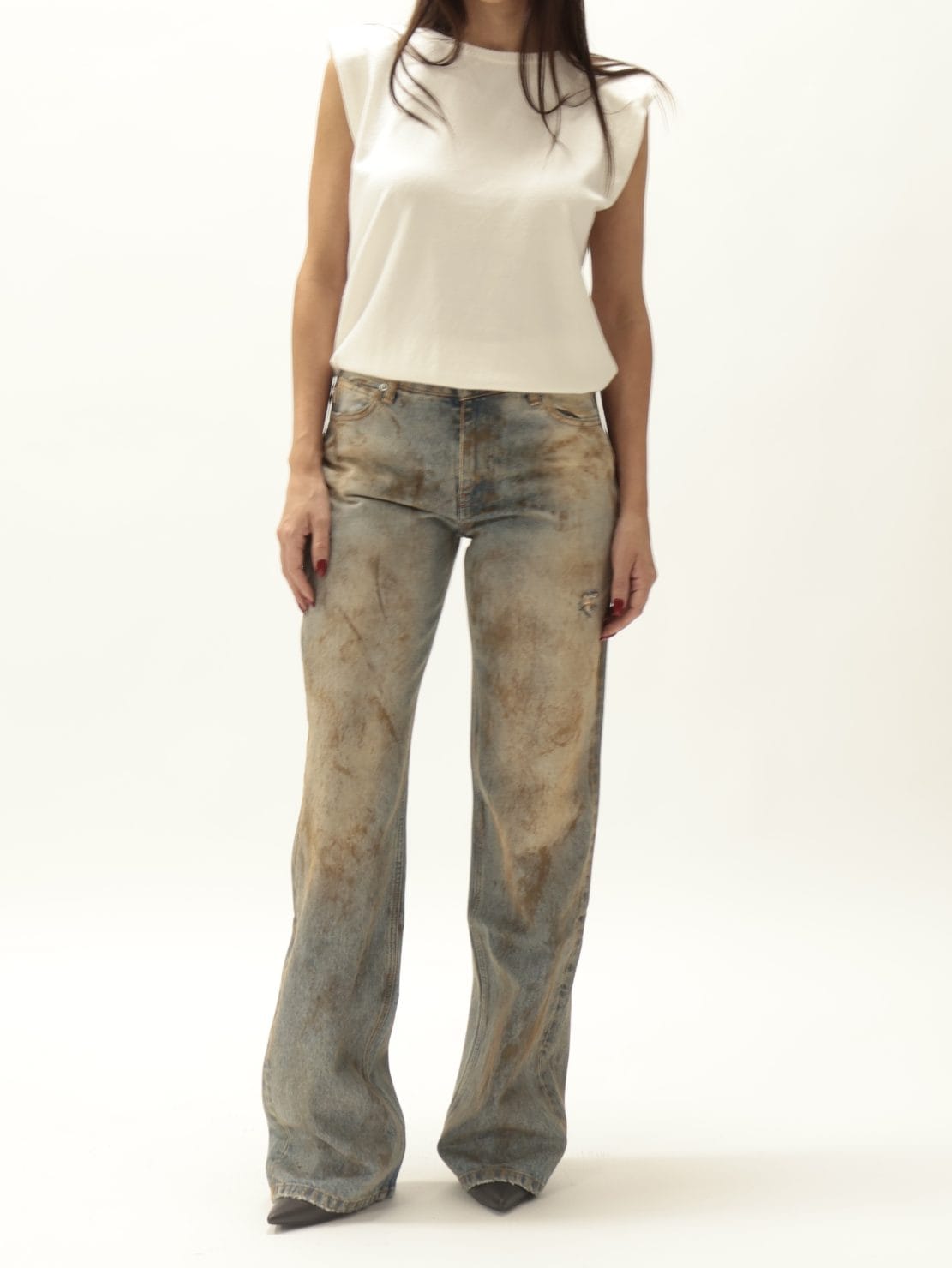 Jeans alex spalmato