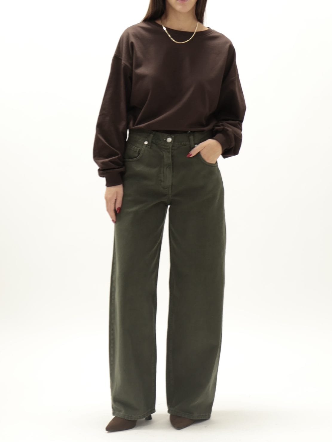 Jeans bella militare