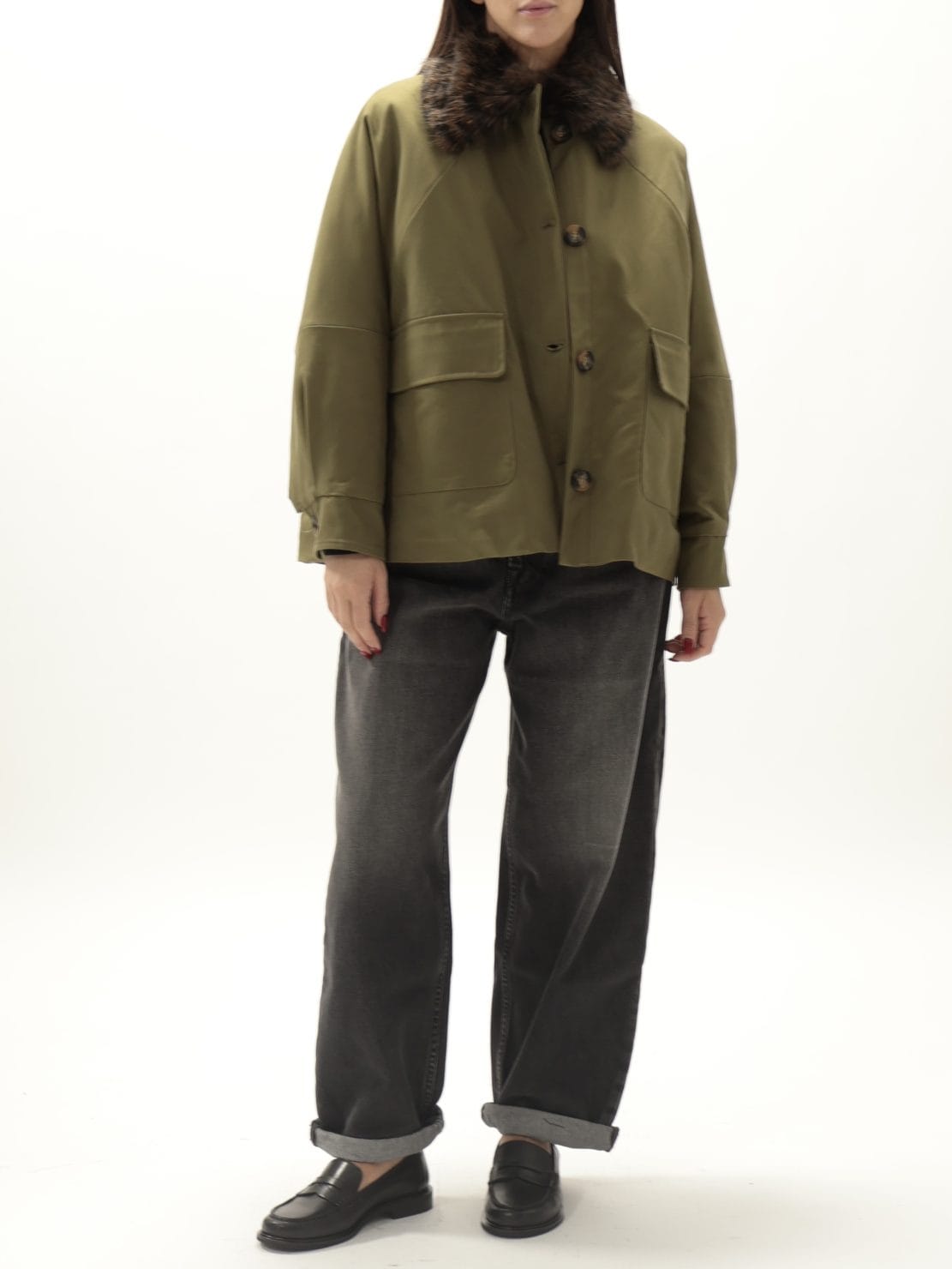 Giacchino Fedra collo verde