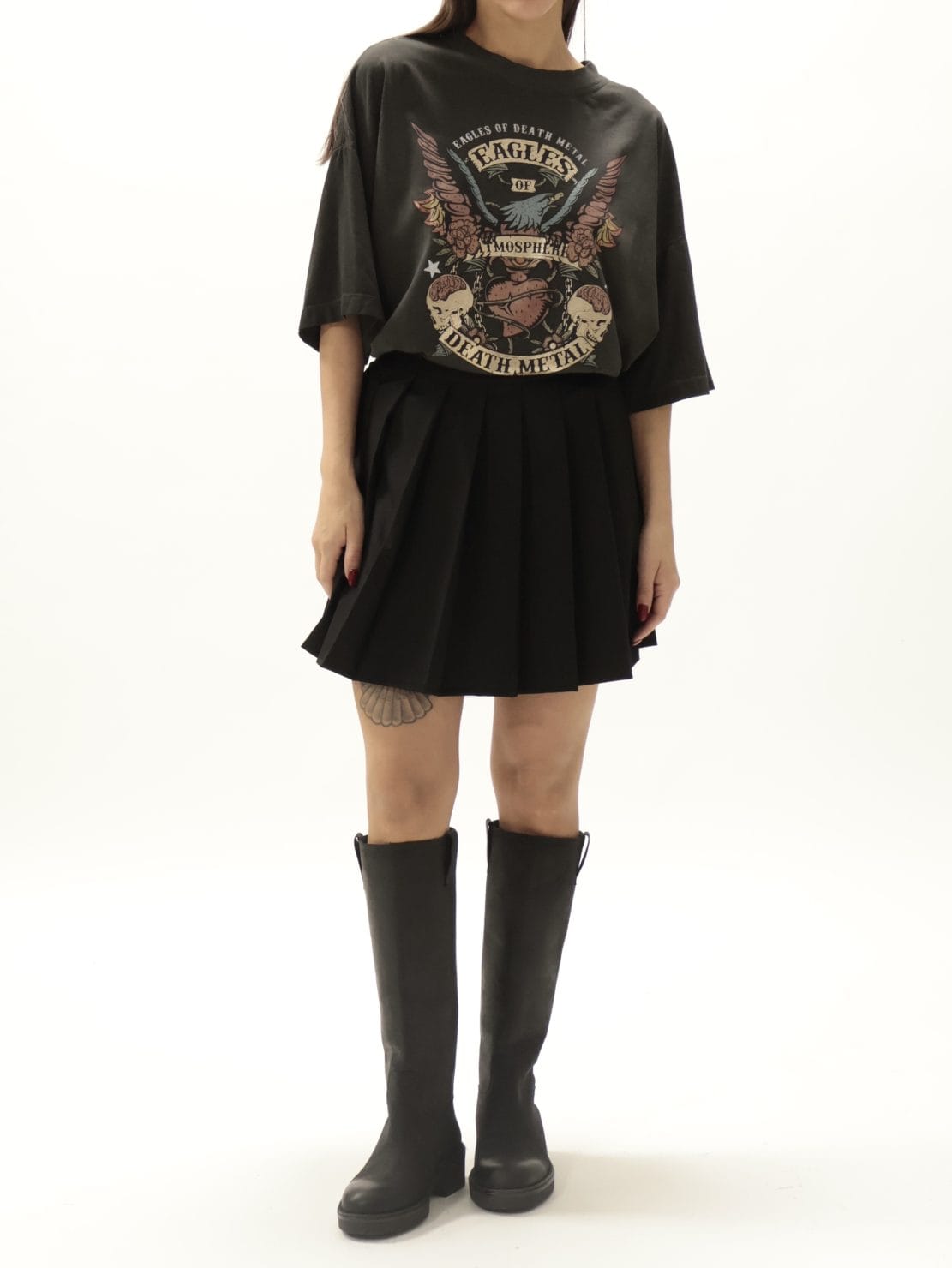 T-shirt aquila grigio