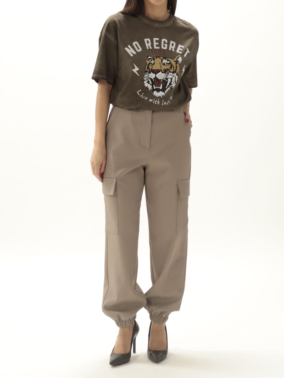 Pantalone cargo casha “diretta”