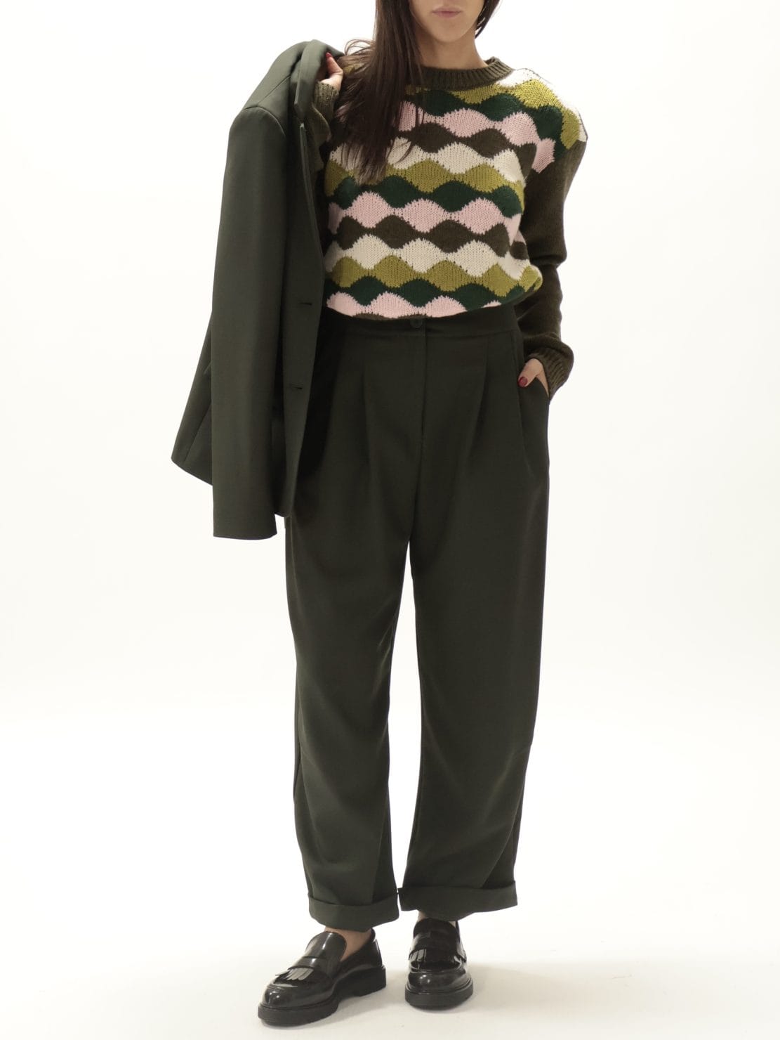 Pantalone basic "diretta" militare