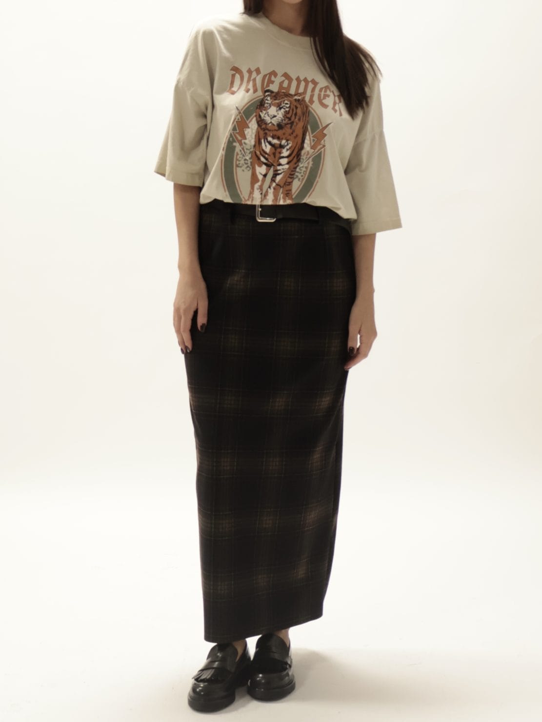 T-shirt tigre beige
