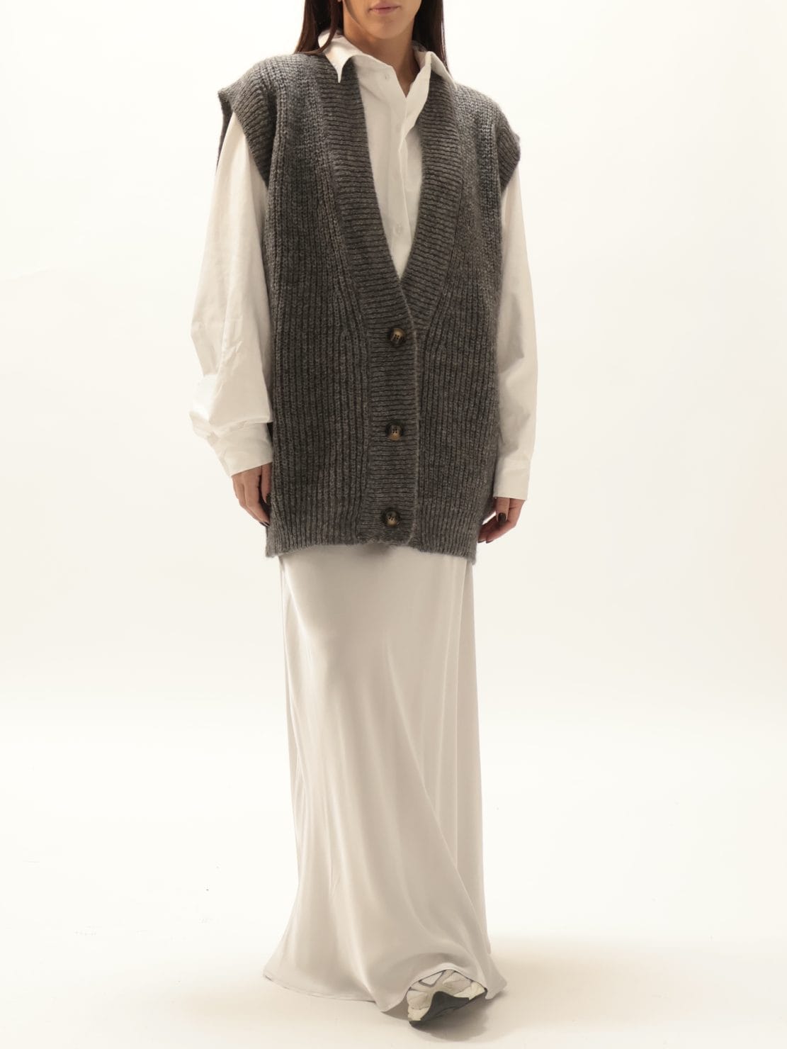 Gilet over antracite