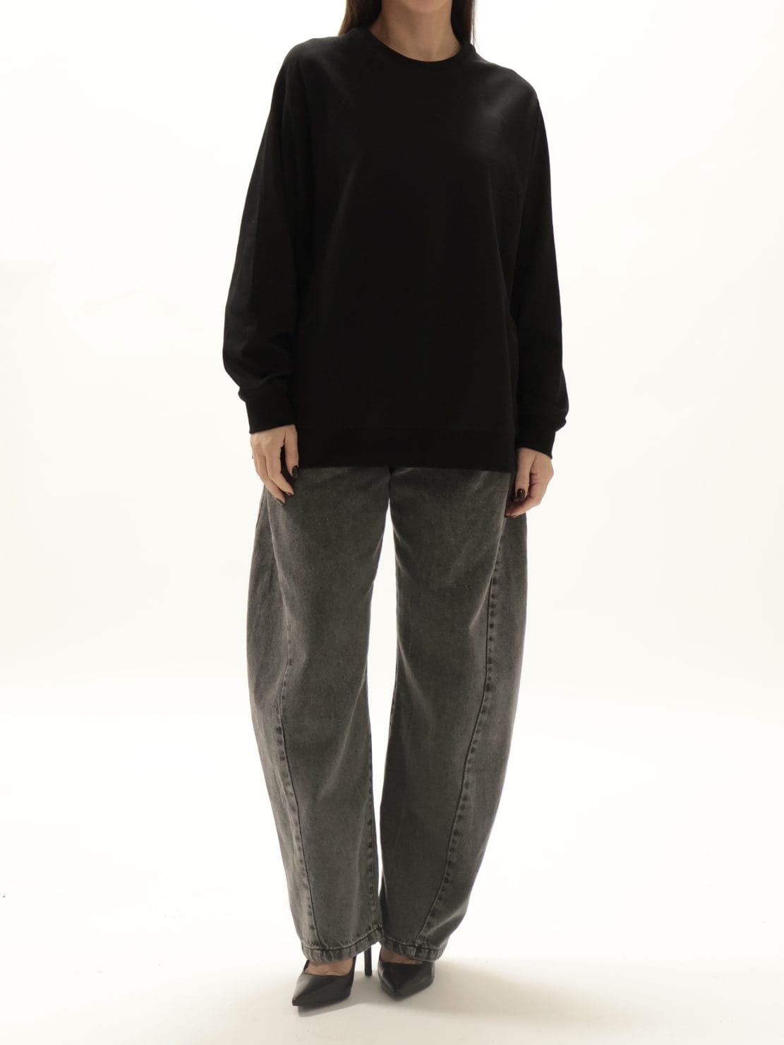 Maglia polsino cuciture nero PREORDINE 13/10