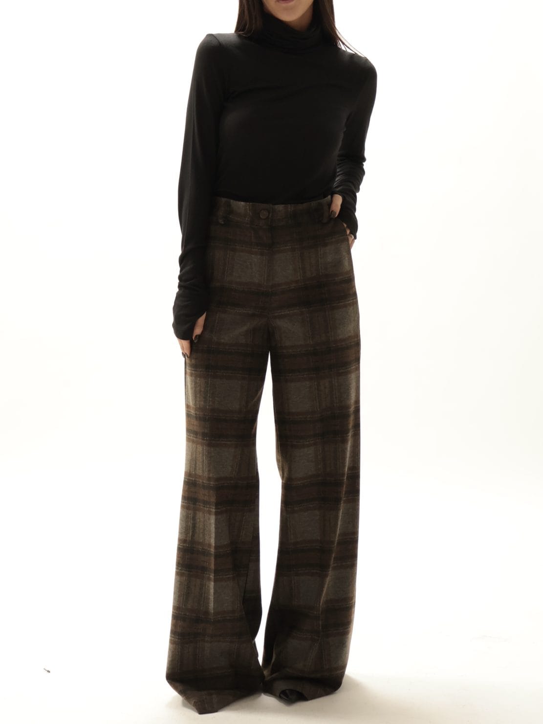Pantalone palazzo moro/tabacco