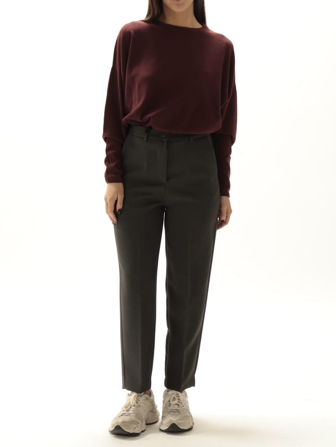 Pantalone elastico retro antracite