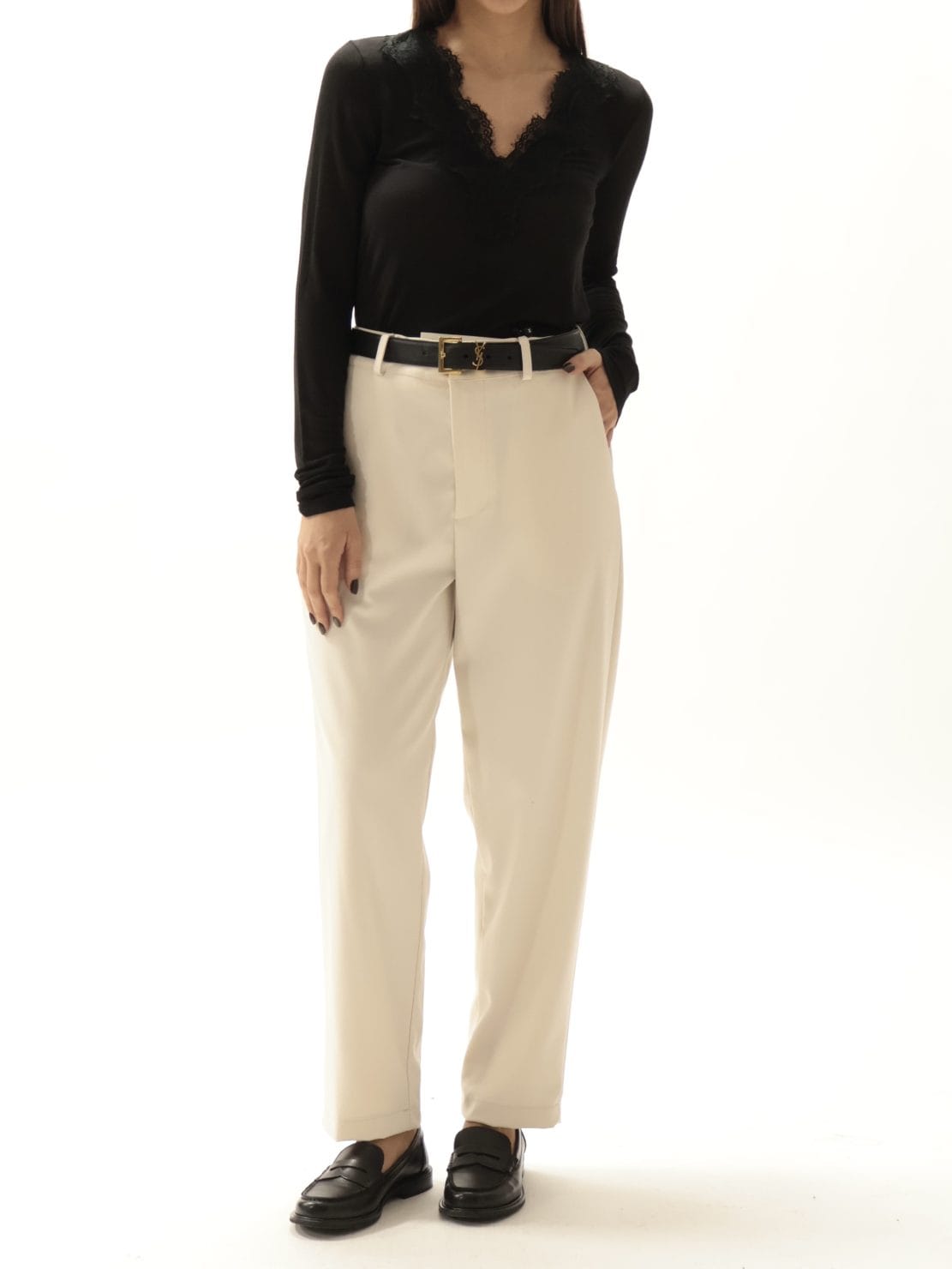 Pantalone basic burro