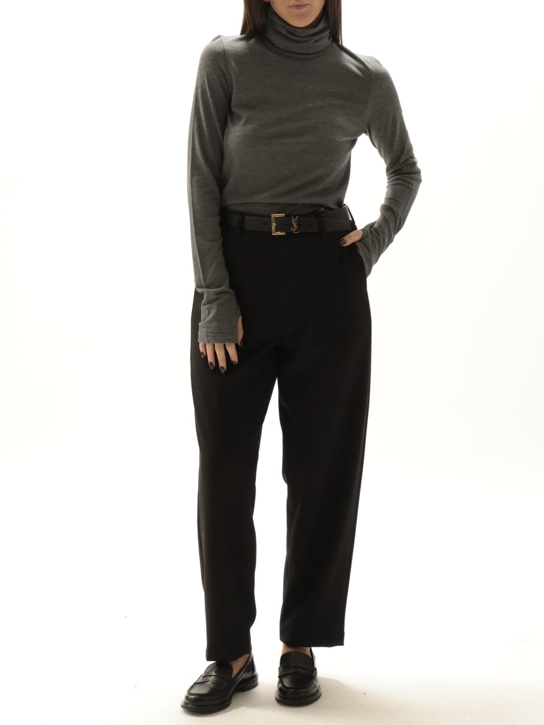 Dolcevita modal/lana antracite